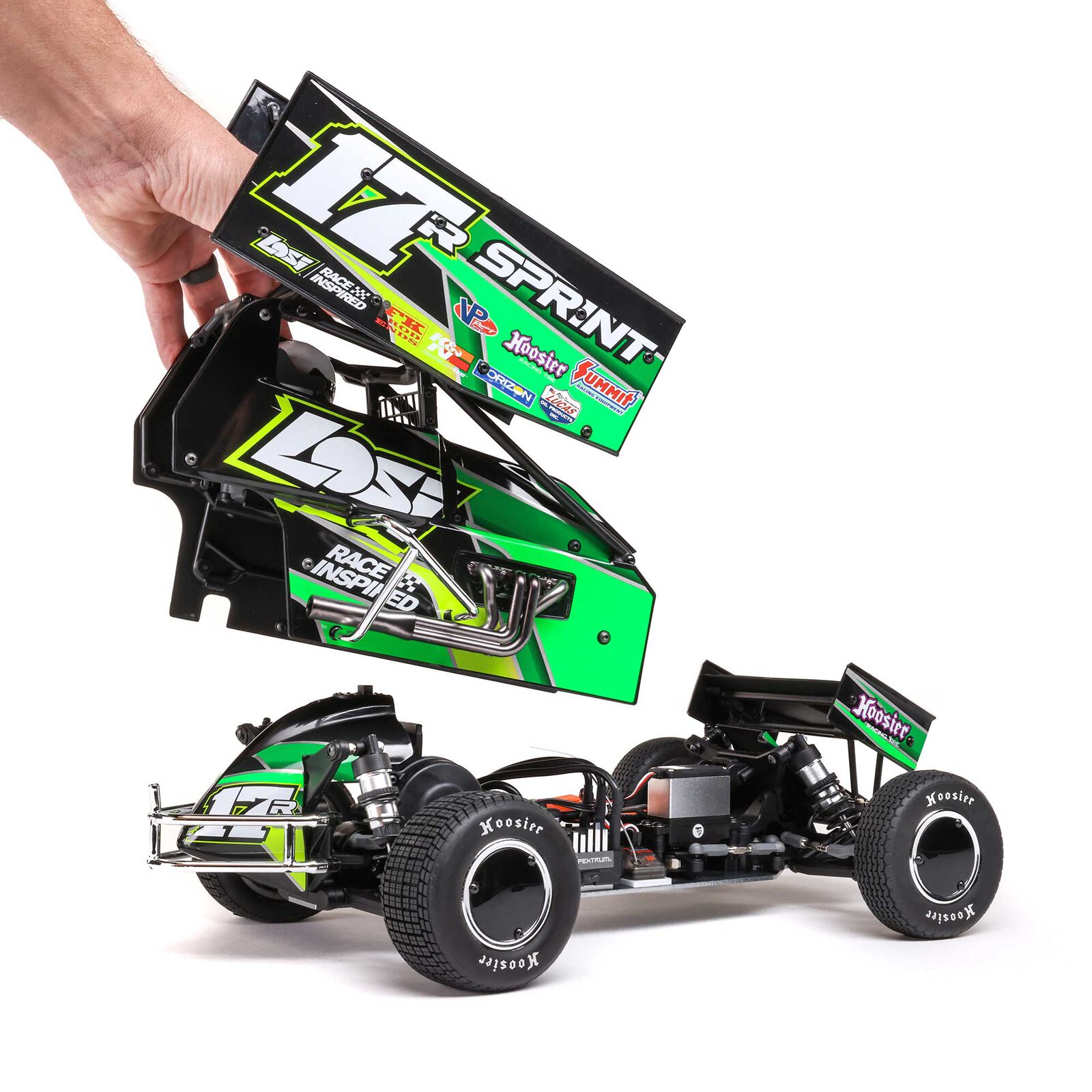 Losi 1/10 22S Sprint 2WD RTR, Blue-LOS-1387T1