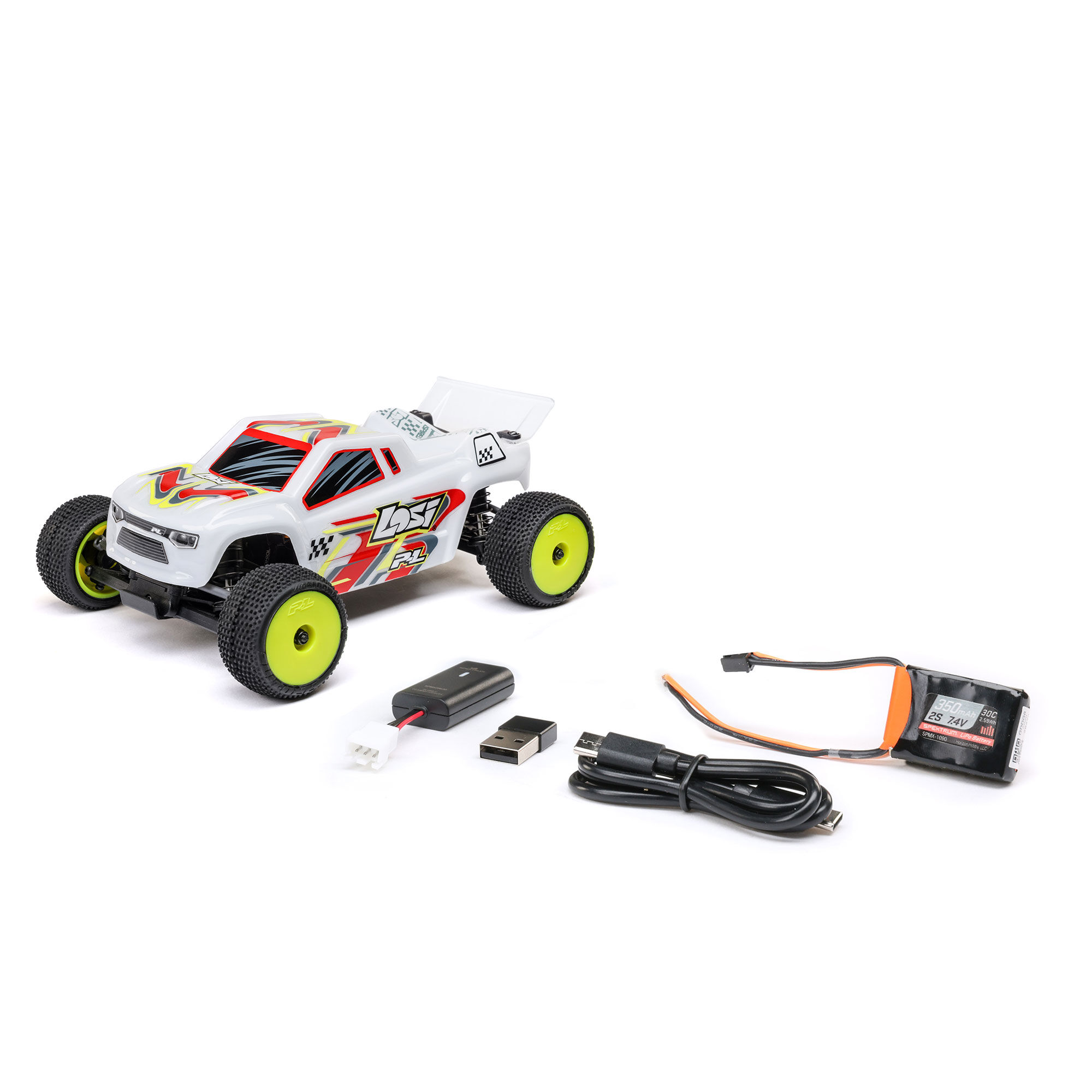 Losi 1:28 Micro-T 2S 2WD RTR Brushed Stadium Truck-LOS-1392T1/LOS