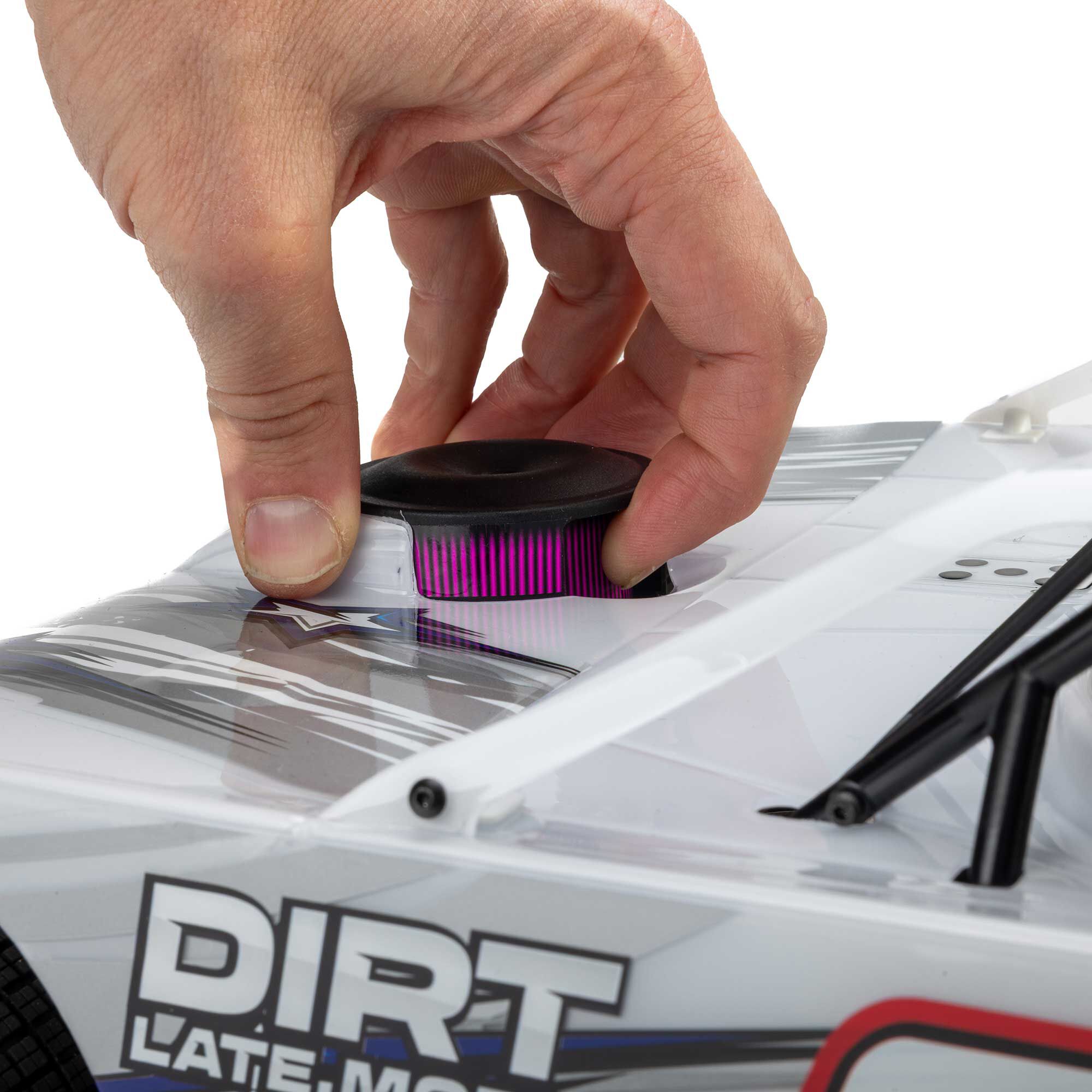 Losi 22S Dirt Late Model, 1/10 2WD RTR Dirt Oval, RTR, Summit Racing (Battery and Charger Included)-LOS-2168T1