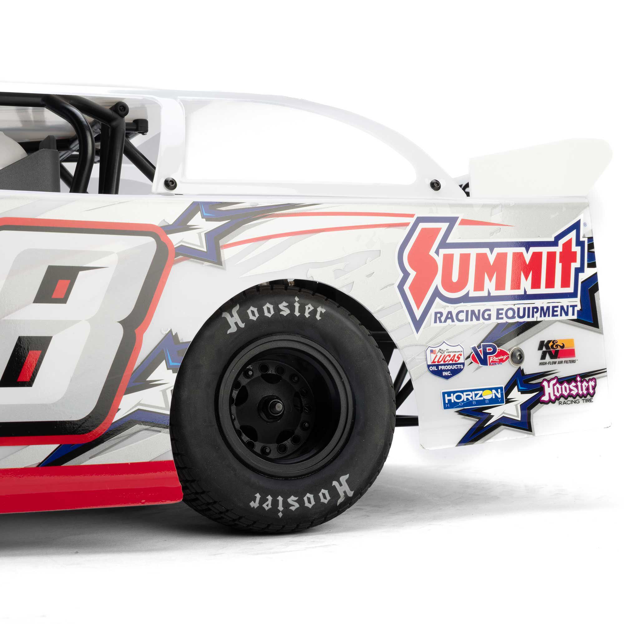 Losi 22S Dirt Late Model, 1/10 2WD RTR Dirt Oval, RTR, Summit Racing (Battery and Charger Included)-LOS-2168T1