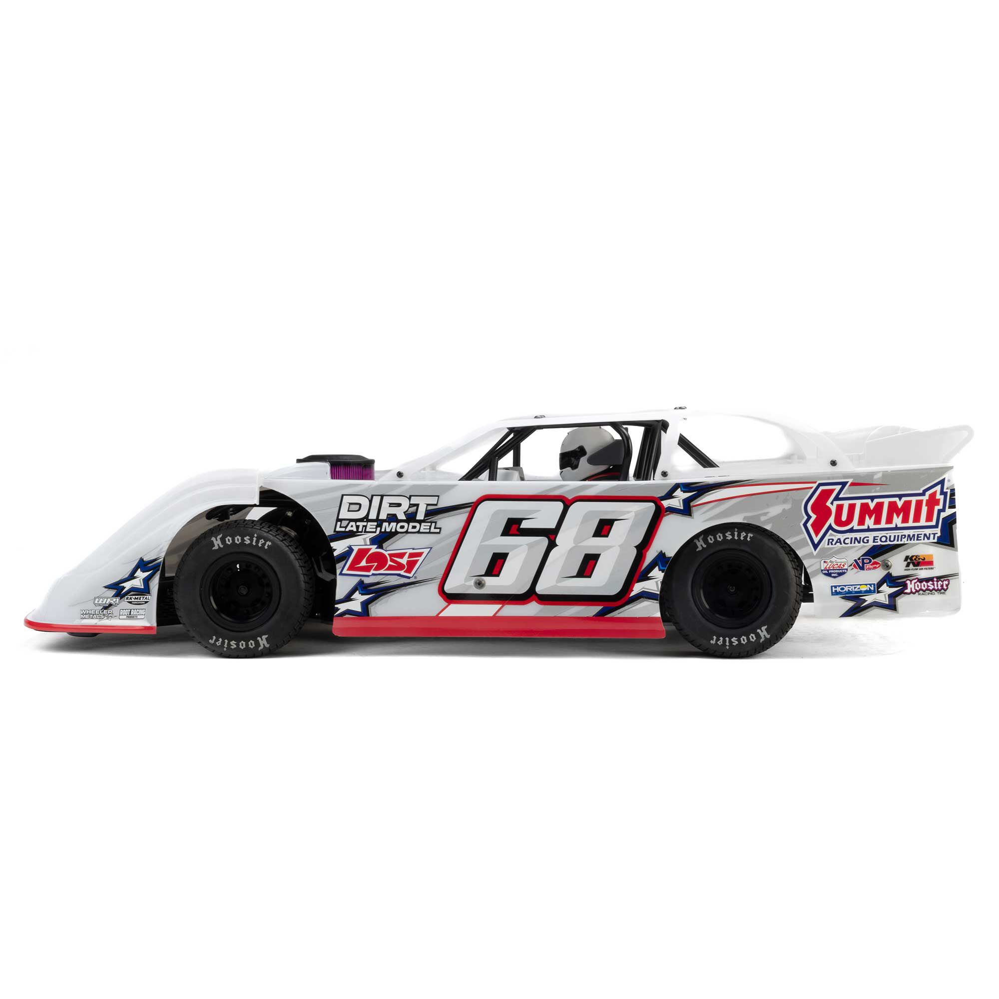 Losi 22S Dirt Late Model, 1/10 2WD RTR Dirt Oval, RTR, Summit Racing (Battery and Charger Included)-LOS-2168T1