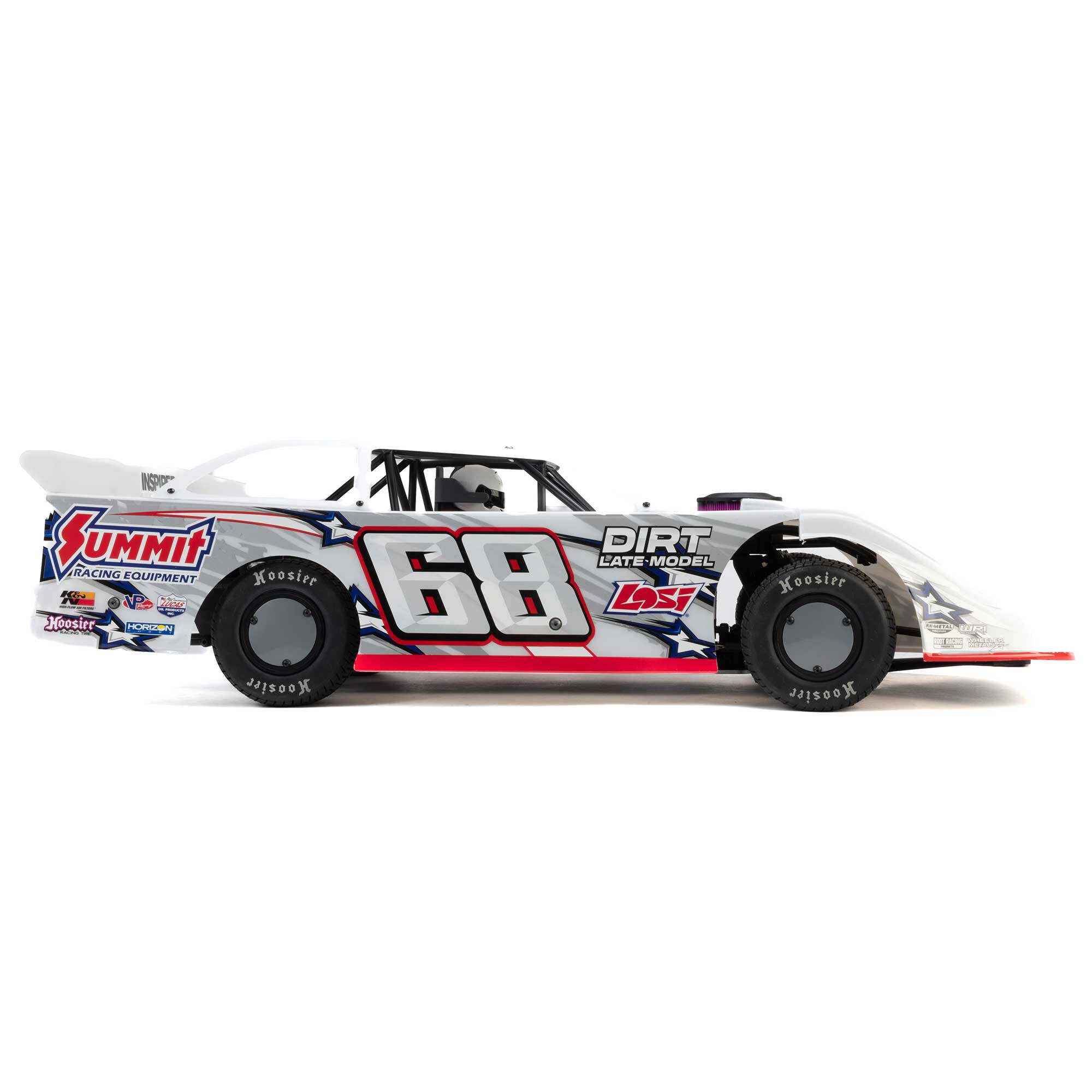 Losi 22S Dirt Late Model, 1/10 2WD RTR Dirt Oval, RTR, Summit Racing (Battery and Charger Included)-LOS-2168T1
