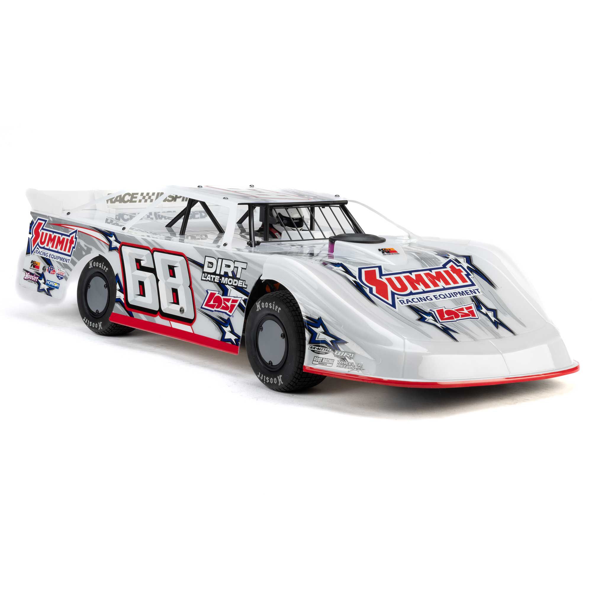 Losi 22S Dirt Late Model, 1/10 2WD RTR Dirt Oval, RTR, Summit Racing (Battery and Charger Included)-LOS-2168T1
