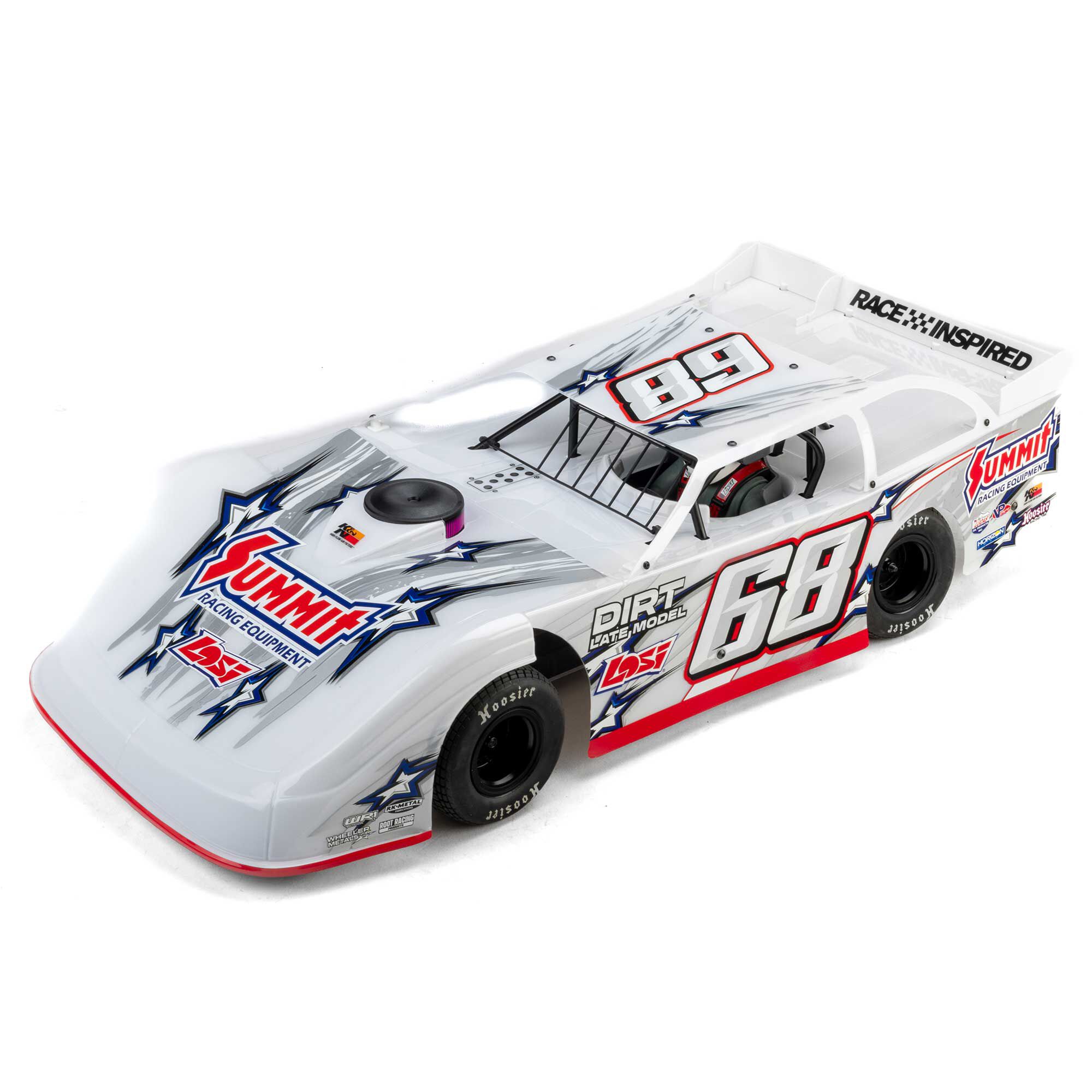 Losi 22S Dirt Late Model, 1/10 2WD RTR Dirt Oval, RTR, Summit Racing (Battery and Charger Included)-LOS-2168T1