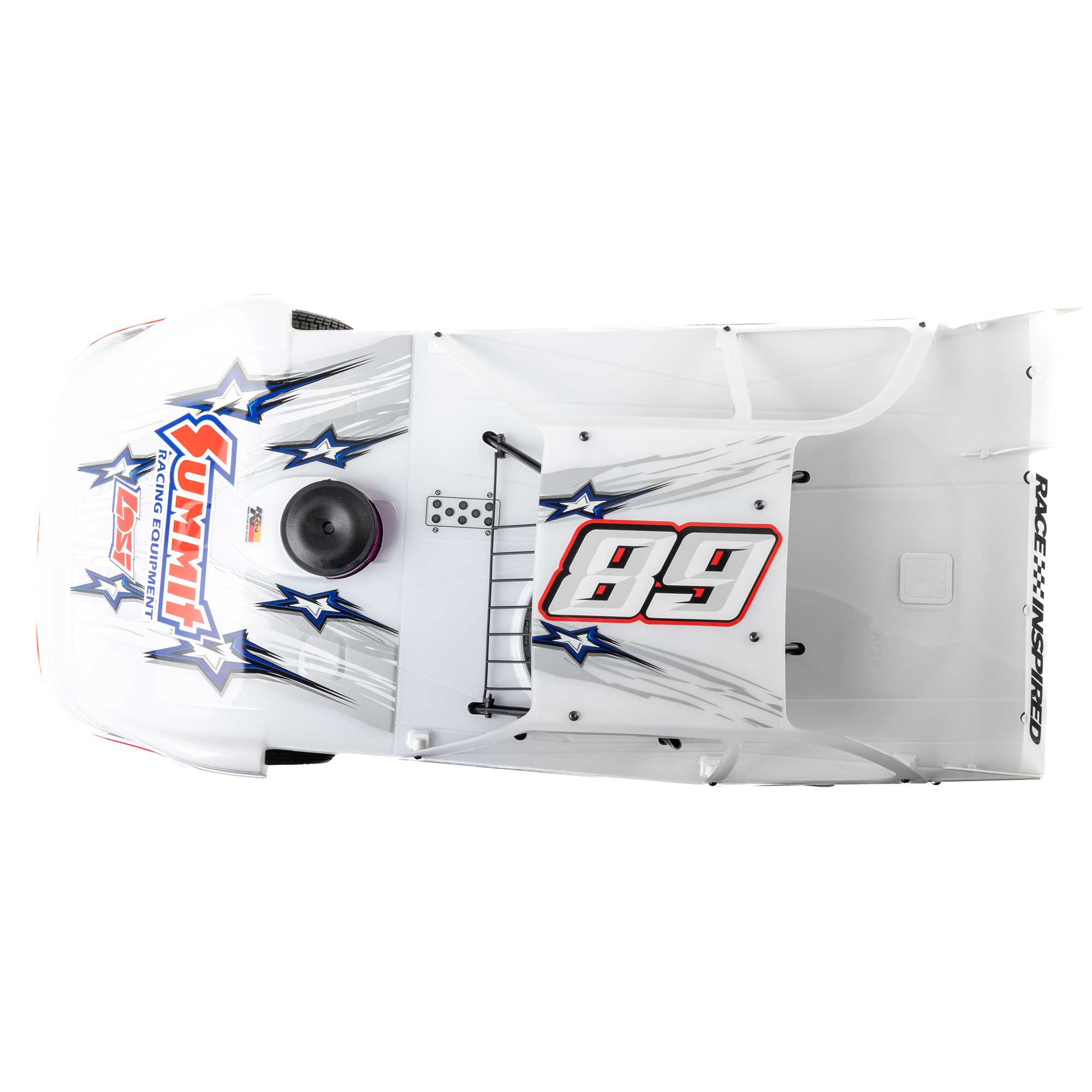 Losi 22S Dirt Late Model, 1/10 2WD RTR Dirt Oval, RTR, Summit Racing (Battery and Charger Included)-LOS-2168T1
