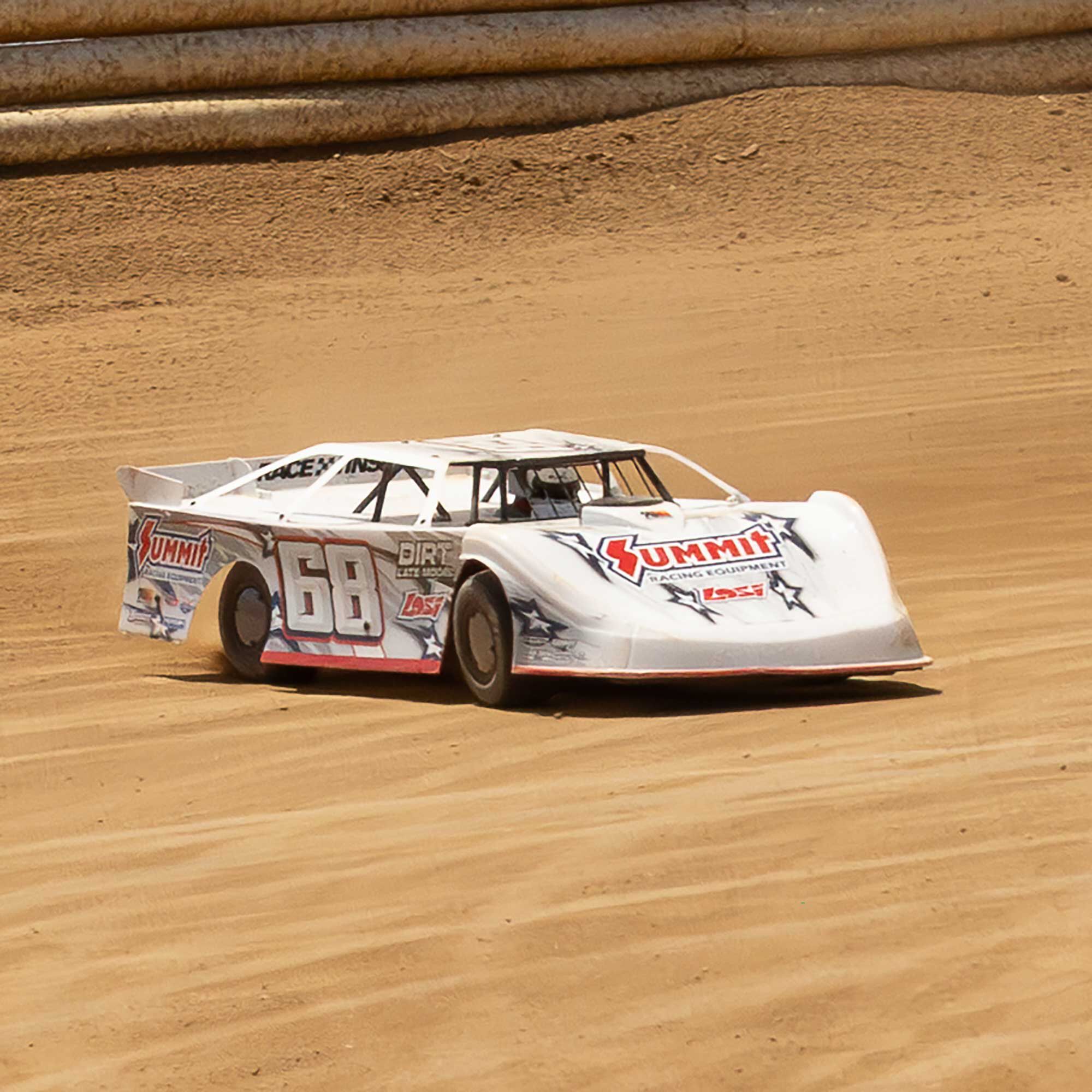 Losi 22S Dirt Late Model, 1/10 2WD RTR Dirt Oval, RTR, Summit Racing (Battery and Charger Included)-LOS-2168T1