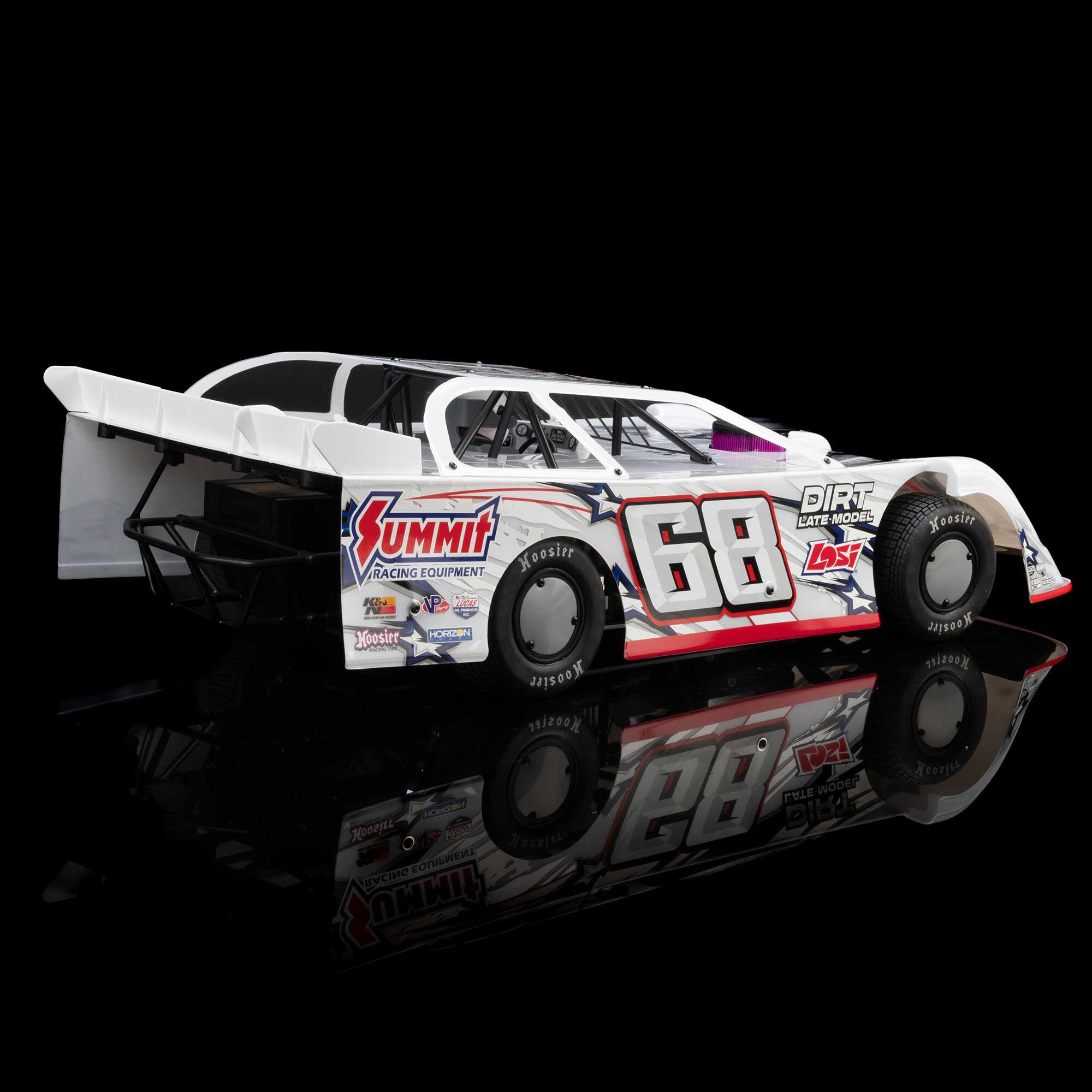 Losi 22S Dirt Late Model, 1/10 2WD RTR Dirt Oval, RTR, Summit Racing (Battery and Charger Included)-LOS-2168T1