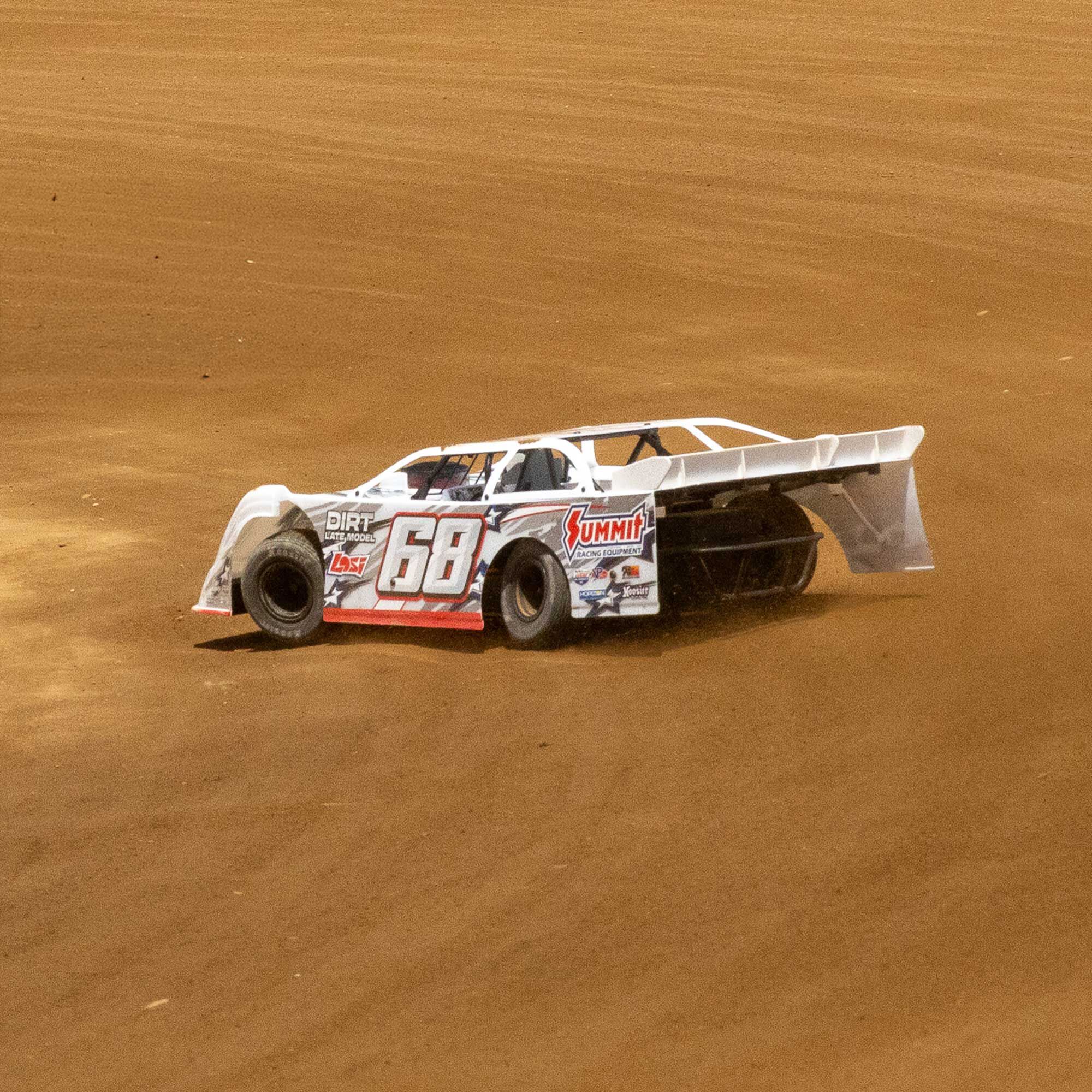 Losi 22S Dirt Late Model, 1/10 2WD RTR Dirt Oval, RTR, Summit Racing (Battery and Charger Included)-LOS-2168T1