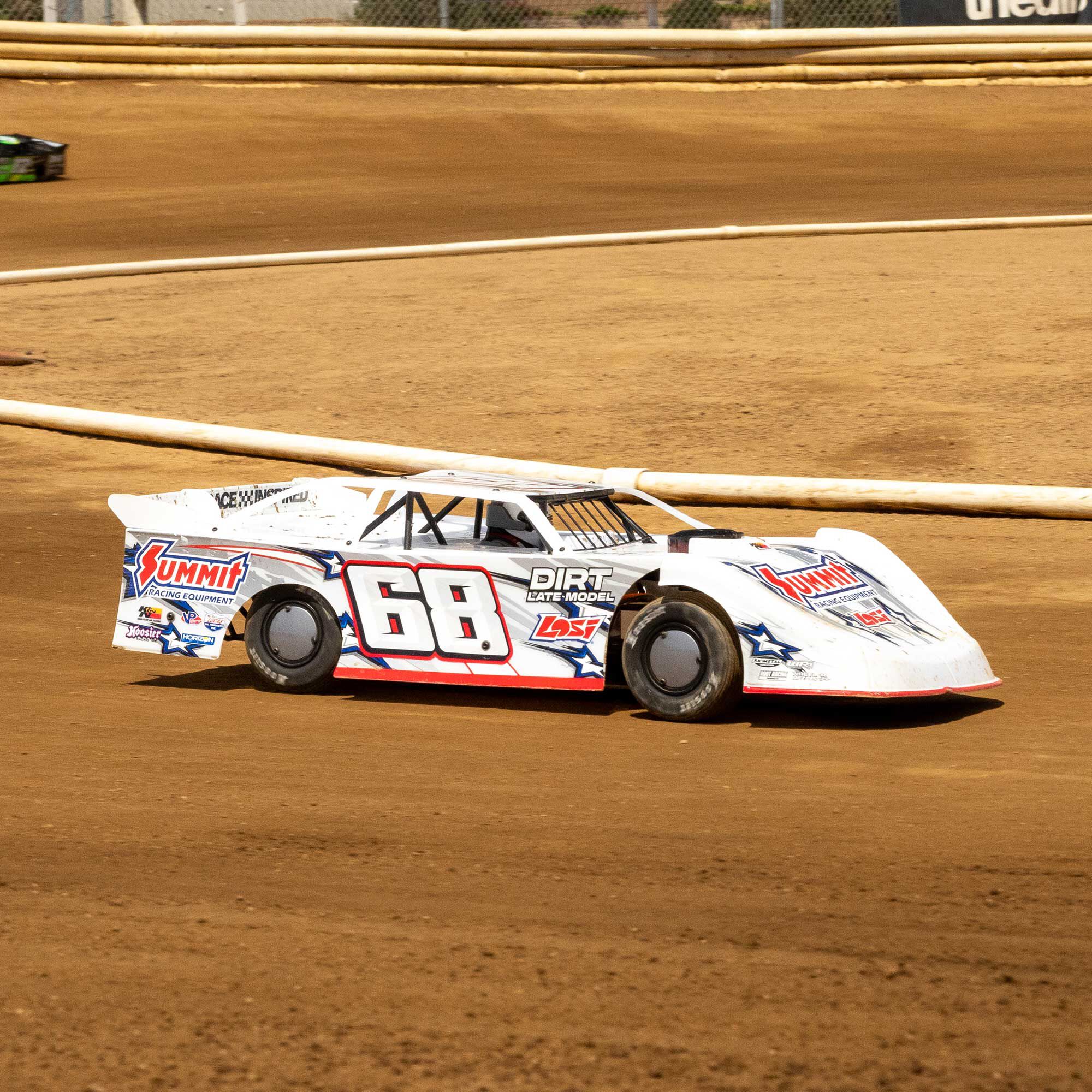 Losi 22S Dirt Late Model, 1/10 2WD RTR Dirt Oval, RTR, Summit Racing (Battery and Charger Included)-LOS-2168T1
