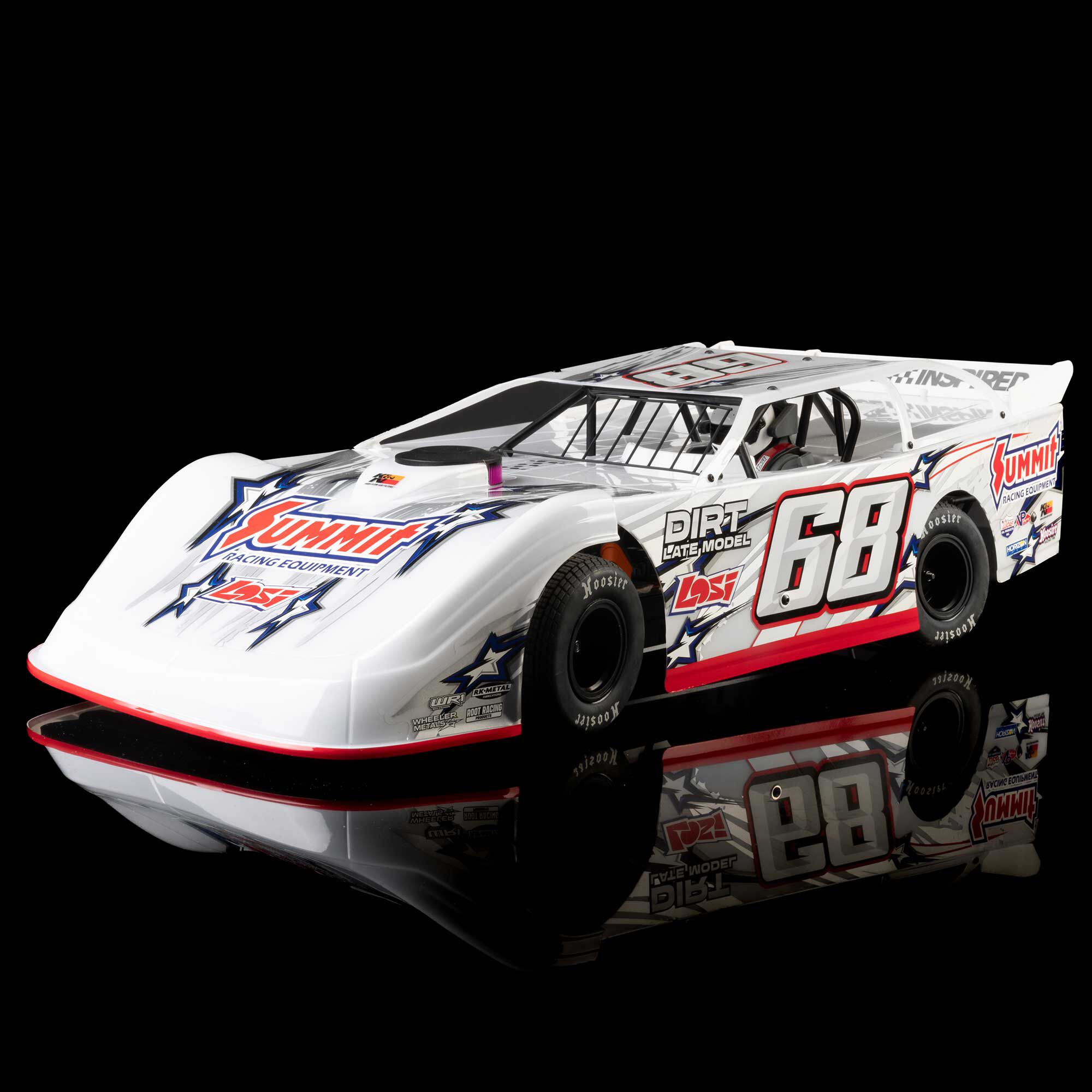 Losi 22S Dirt Late Model, 1/10 2WD RTR Dirt Oval, RTR, Summit Racing (Battery and Charger Included)-LOS-2168T1