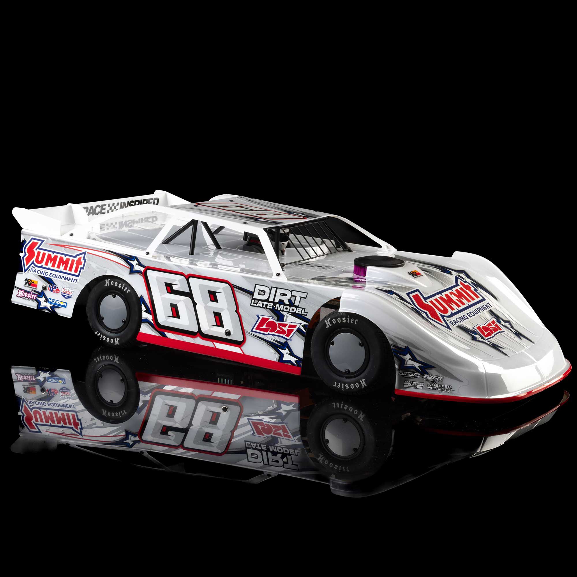 Losi 22S Dirt Late Model, 1/10 2WD RTR Dirt Oval, RTR, Summit Racing (Battery and Charger Included)-LOS-2168T1