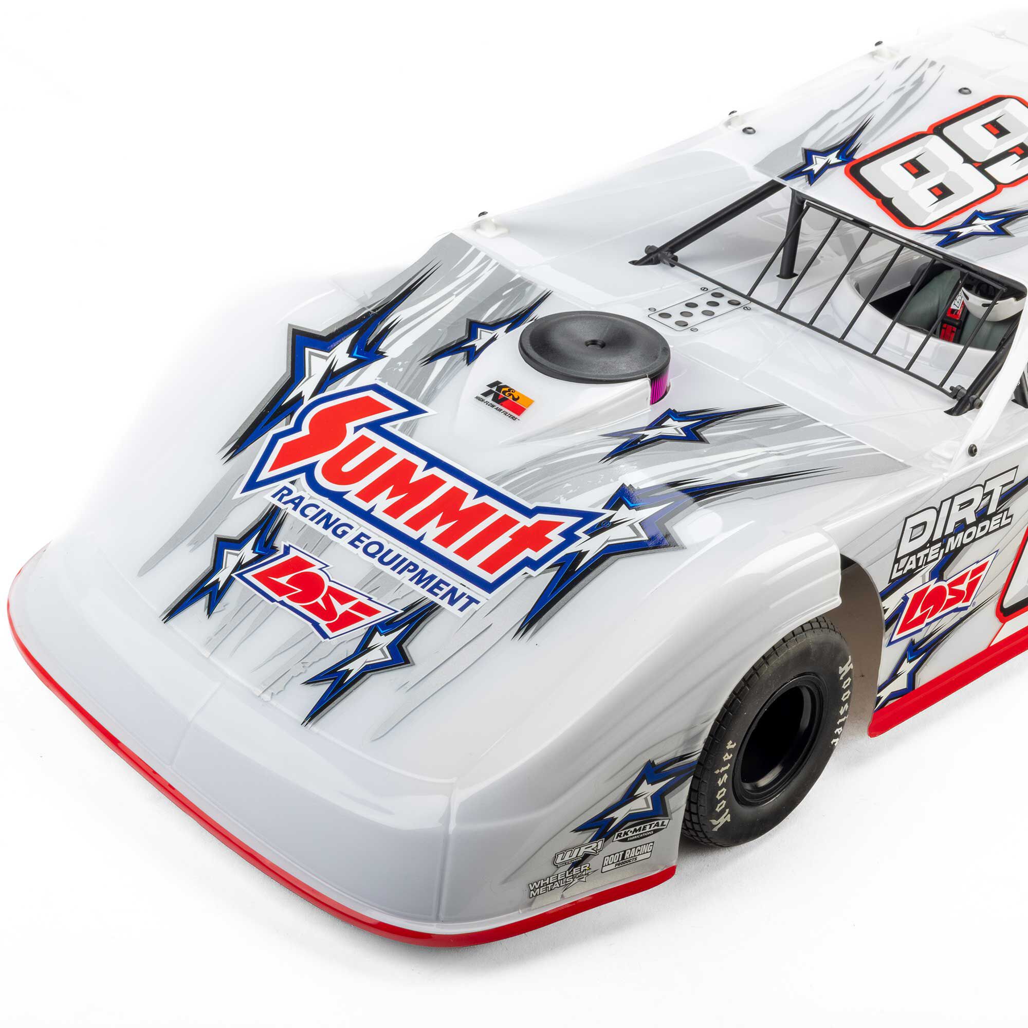 Losi 22S Dirt Late Model, 1/10 2WD RTR Dirt Oval, RTR, Summit Racing (Battery and Charger Included)-LOS-2168T1