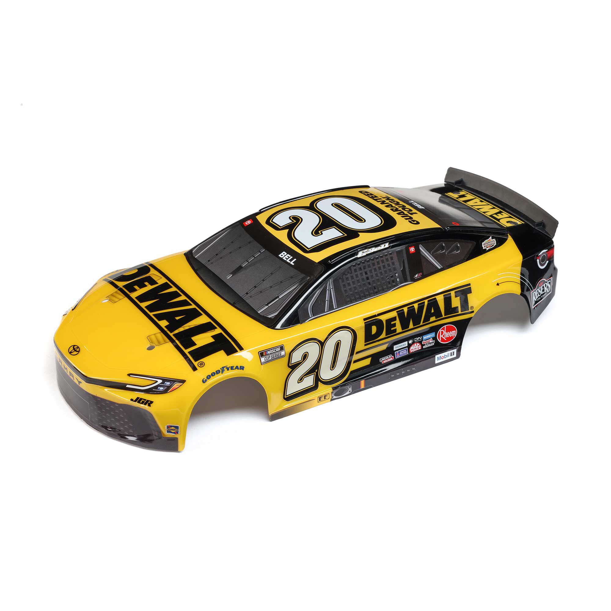 Losi Christopher Bell #20 DeWalt 2025 Body: NASCAR GROM-LOS-2788