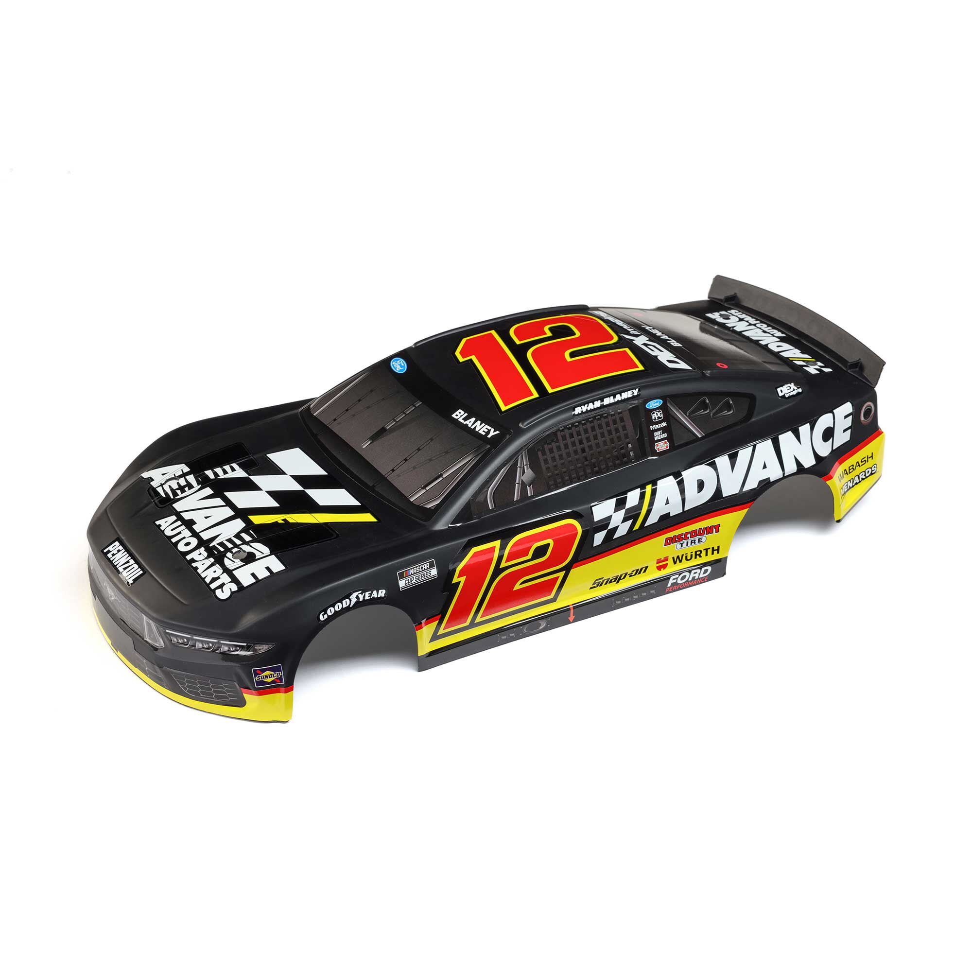 Losi Ryan Blaney #12 Advance Auto 2025 Body: NASCAR GROM-LOS-2791