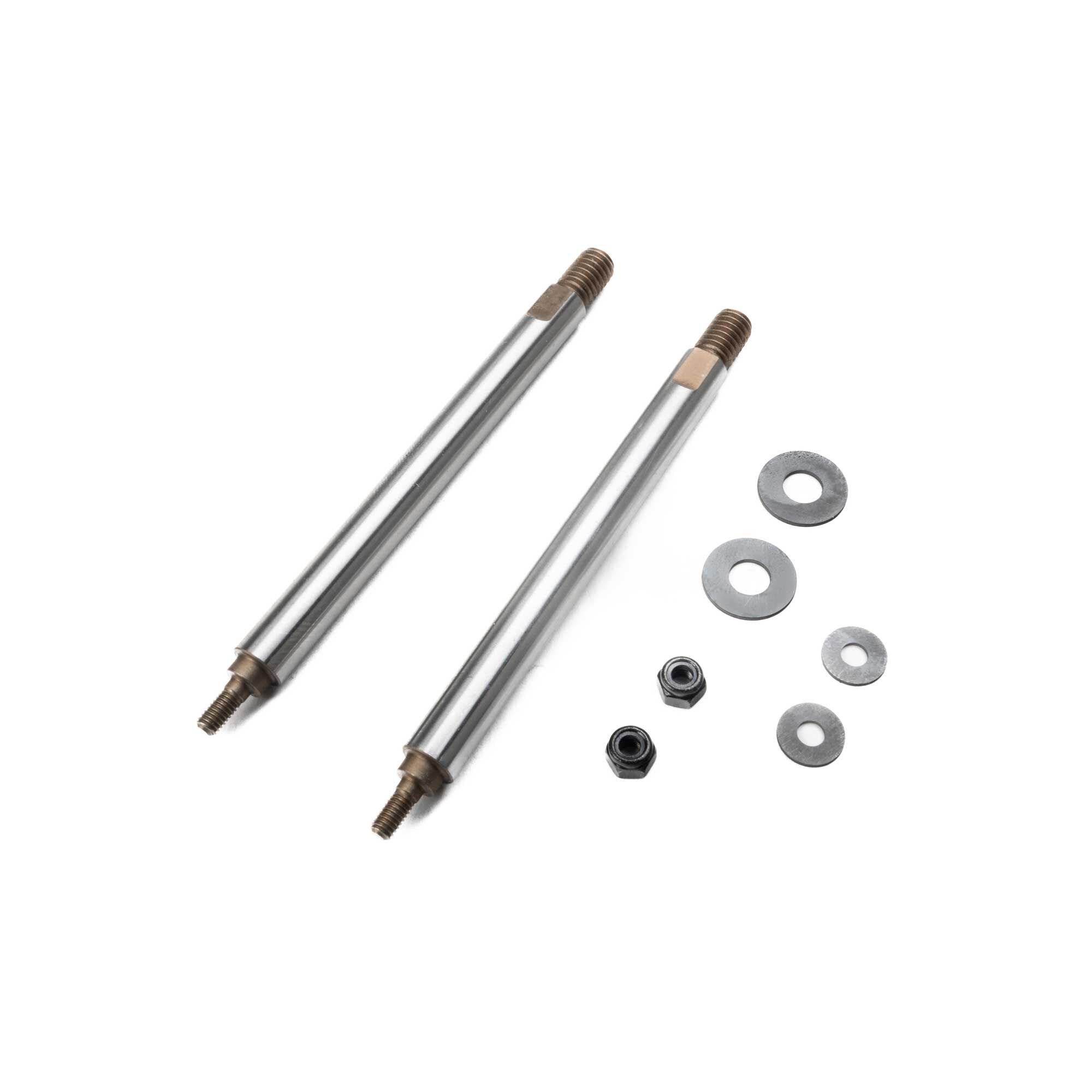 Losi Nutted Shock Shaft, Front (2): 5IVE-T 3.0-LOS-3627
