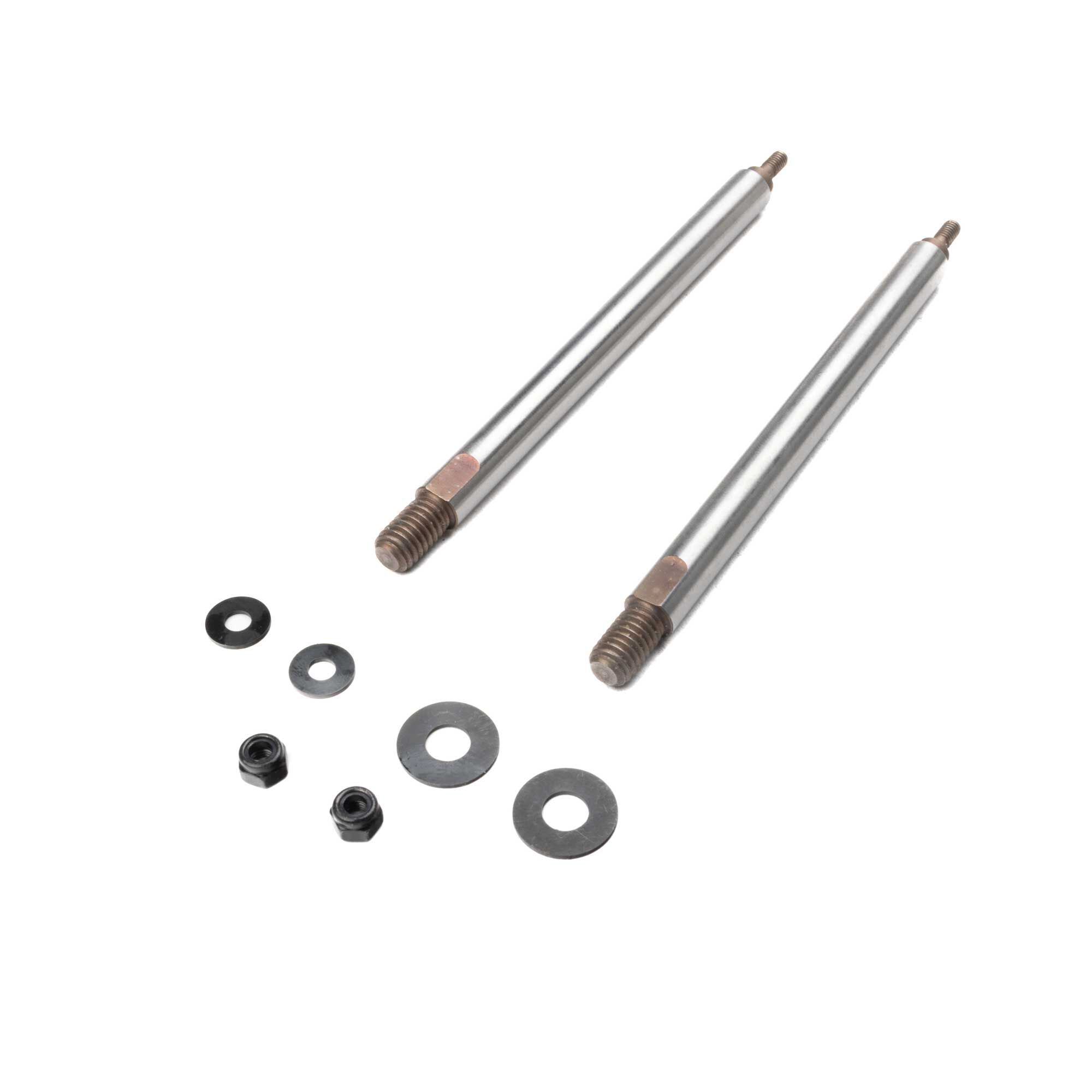 Losi Nutted Shock Shaft, Rear (2): 5IVE-T 3.0-LOS-3714
