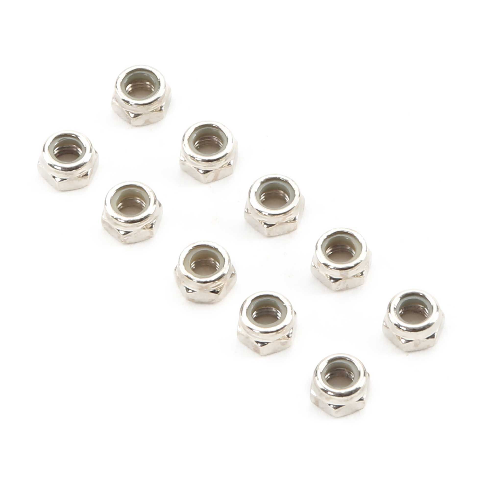 Losi Nylock Nut M5 STL (10)-LOS-3946