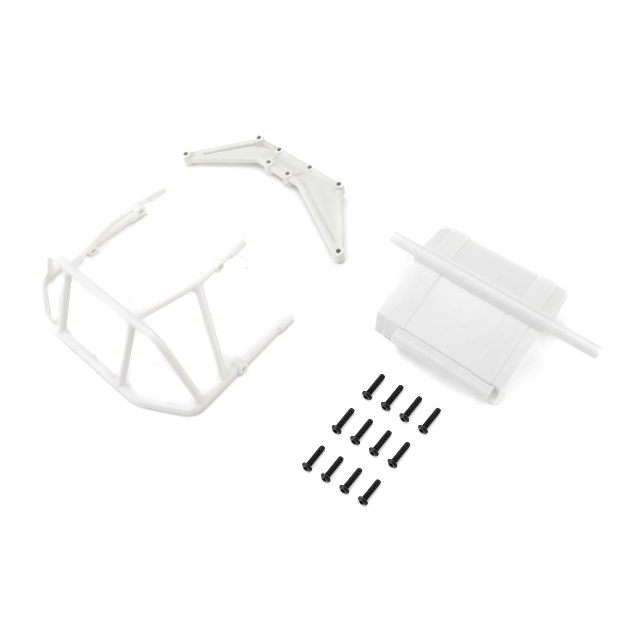 Losi Rear Bumper Set, White: 22S DLM-LOS-4242