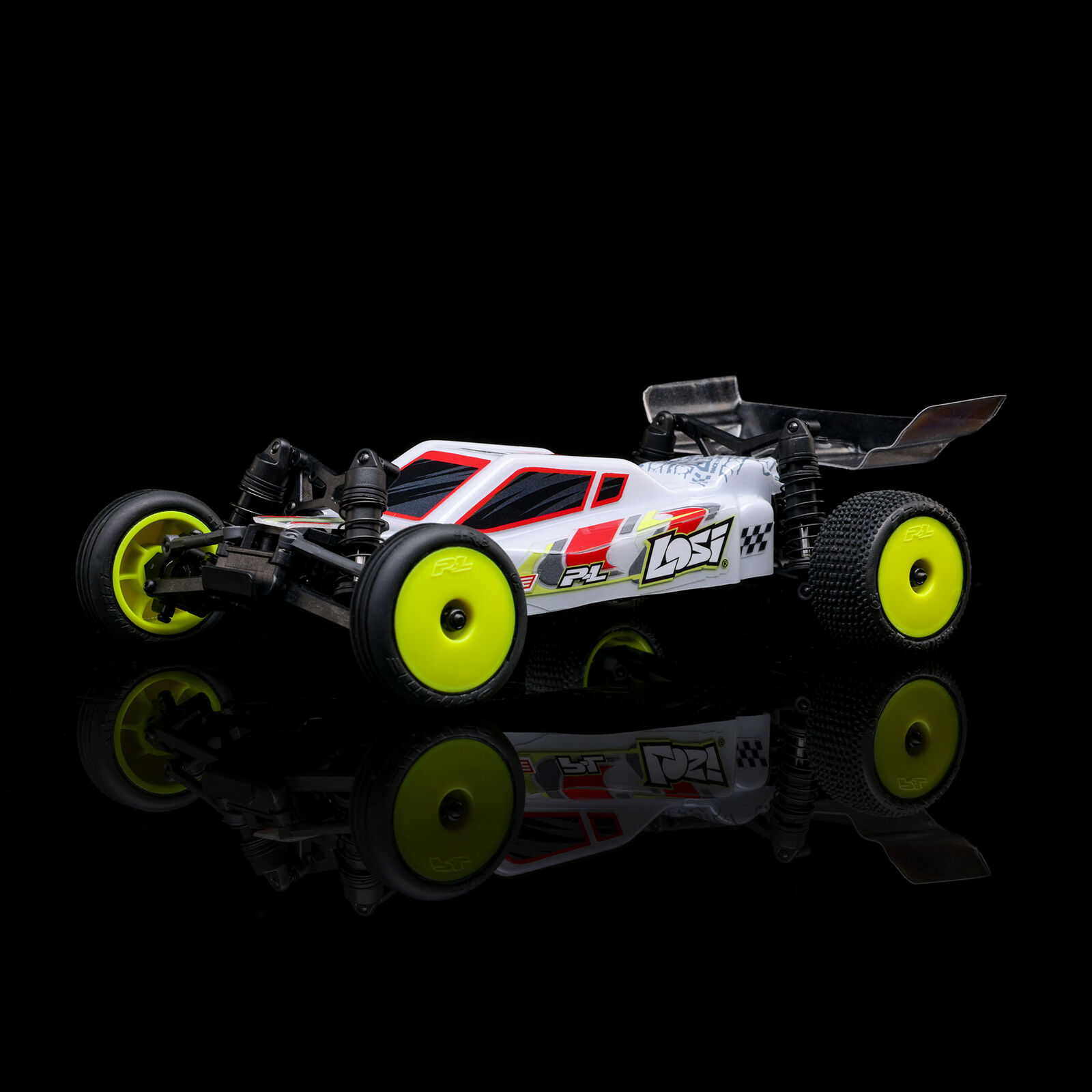 Losi 1:24 Micro-B 2S 2WD RTR Buggy (Silver) w/ 2.4GHz Radio, Battery & Charger-LOS00007T2