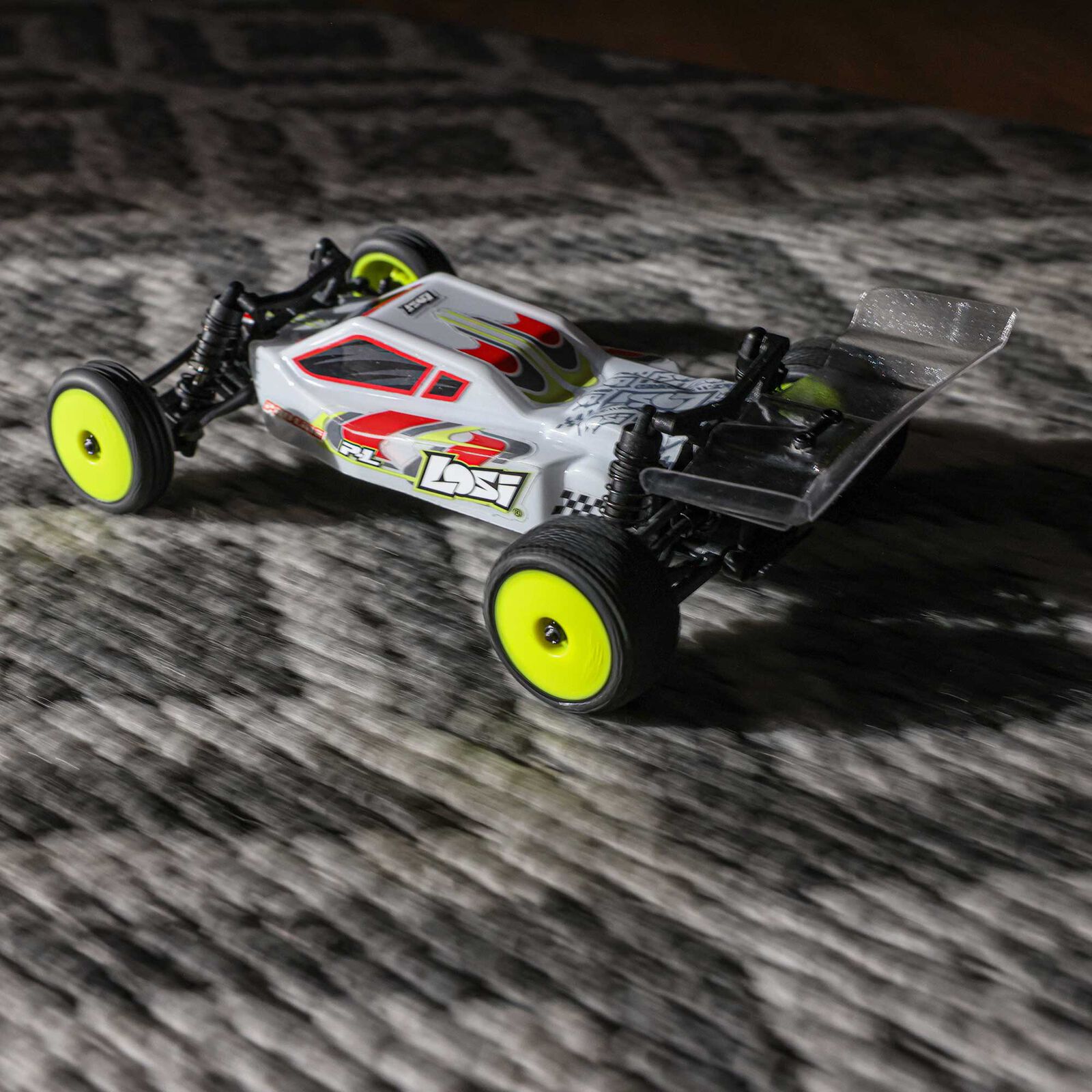 Losi 1:24 Micro-B 2S 2WD RTR Buggy (Silver) w/ 2.4GHz Radio, Battery & Charger-LOS00007T2