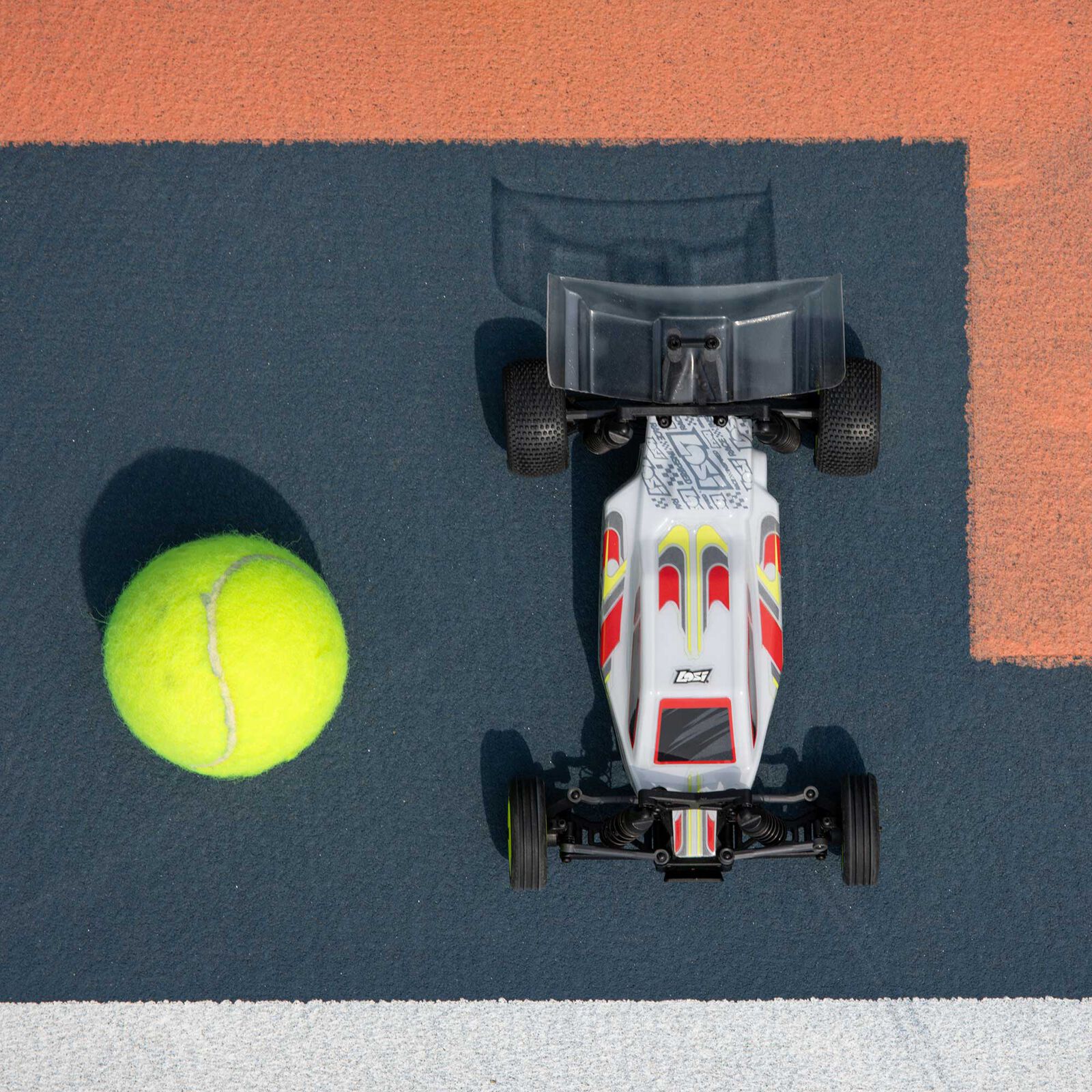 Losi 1:24 Micro-B 2S 2WD RTR Buggy (Silver) w/ 2.4GHz Radio, Battery & Charger-LOS00007T2