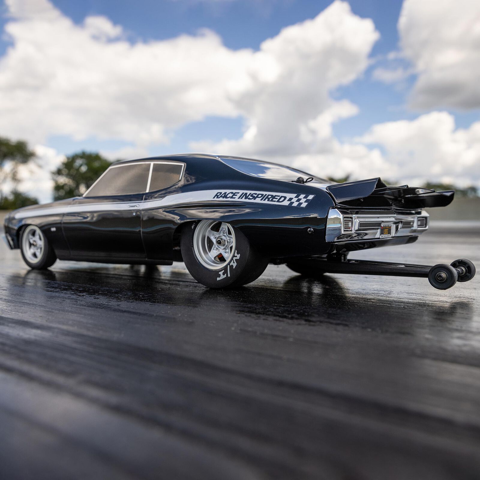 Losi 1/16 Mini 1970 Chevy Chevelle 2S 2WD RTR Brushless No Prep Drag Car (Battery & Charger Included), Blue（Ships within 5-7 days）