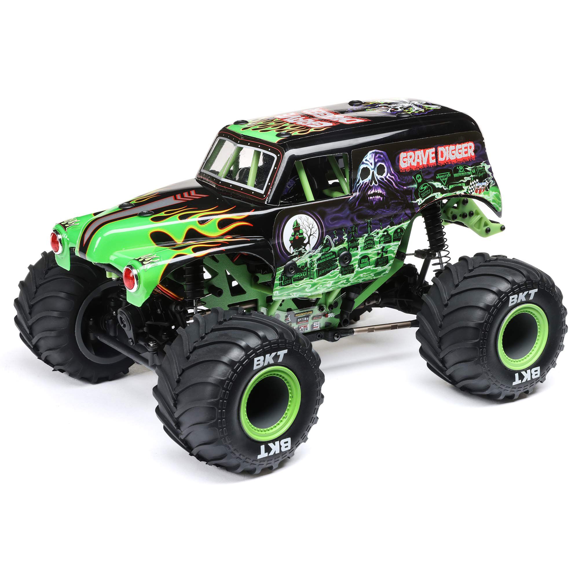 1/18 Mini LMT Grave Digger 2S 4X4 RTR Brushed Monster Truck