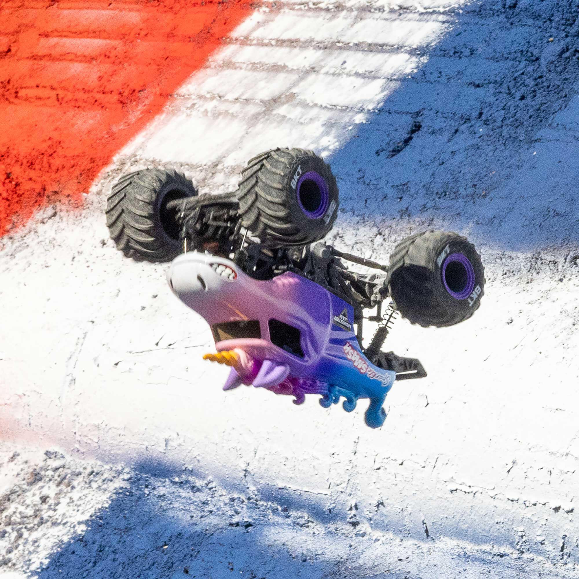 Losi 1:18 Mini LMT Sparkle Smash 2S 4X4 RTR Brushed Monster Truck-LOS01026T5