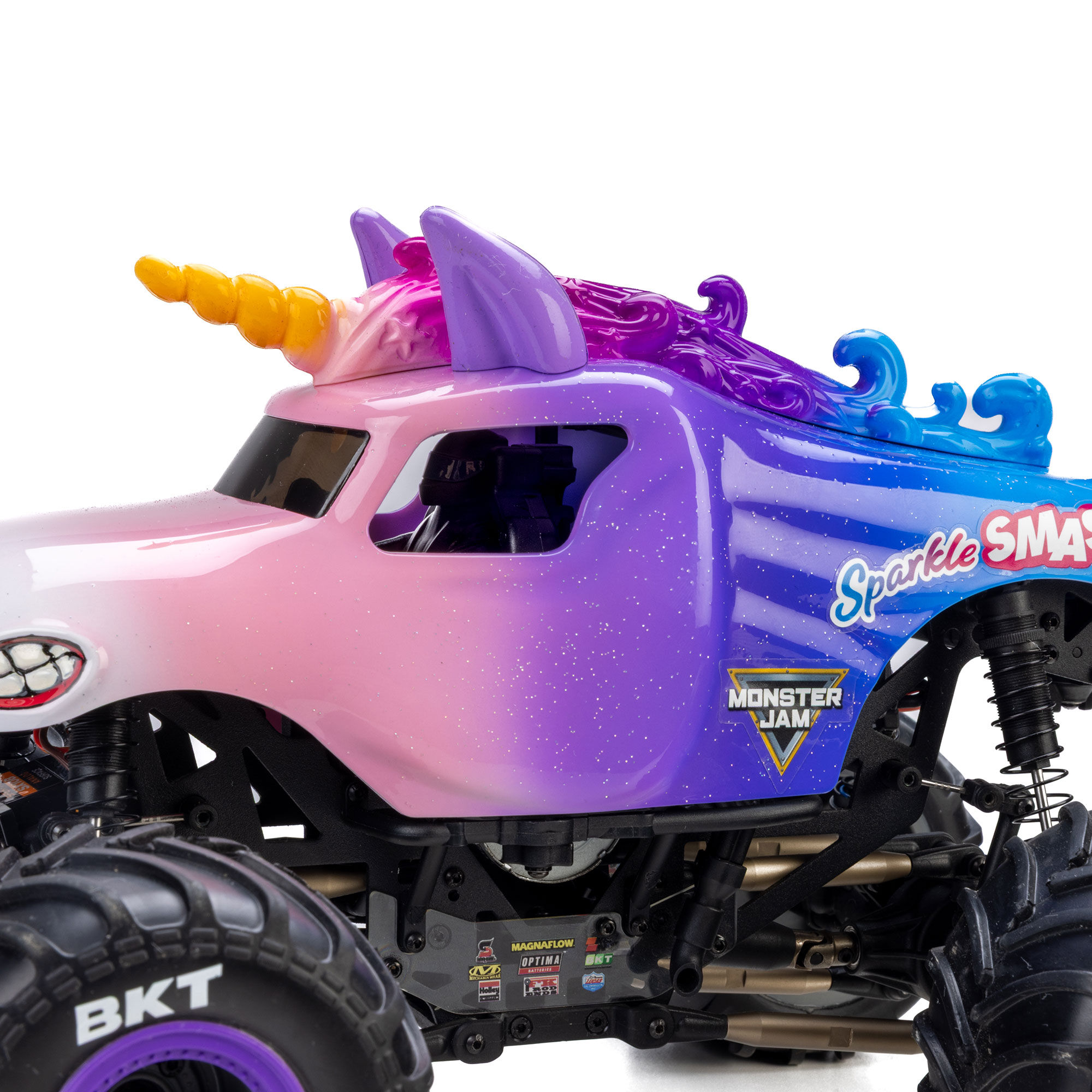 Losi 1:18 Mini LMT Sparkle Smash 2S 4X4 RTR Brushed Monster Truck-LOS01026T5