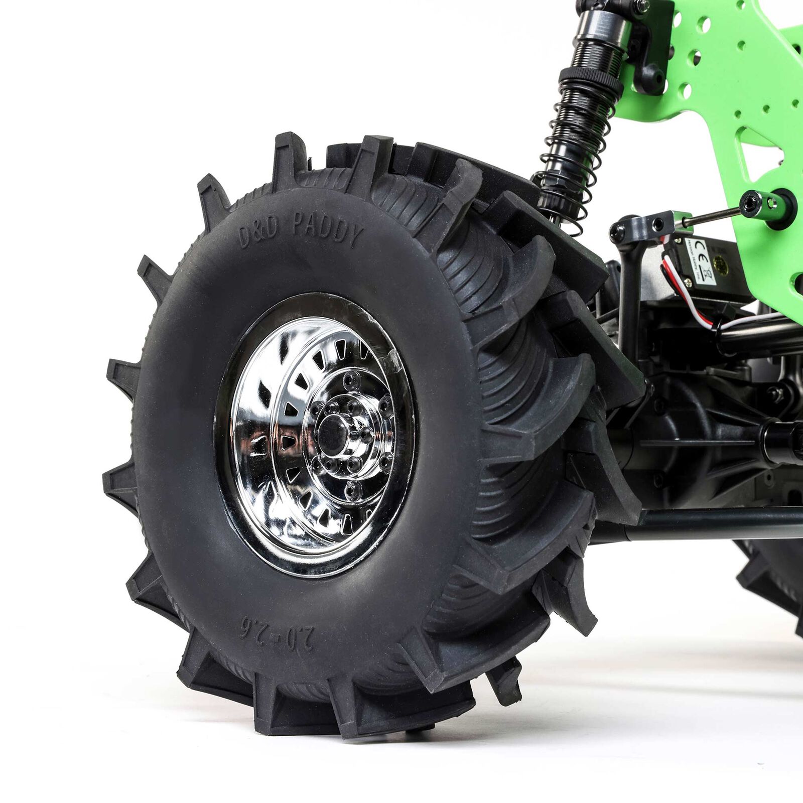 Losi 1/8 LMT Mega Truck King Sling 4S 4X4 RTR Brushless Mega Truck, Green-LOS04024T1
