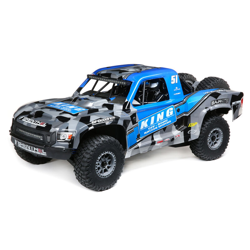 Losi 1:6 Super Baja Rey King Shocks 8S 4X4 RTR Brushless Desert Truck, Yellow