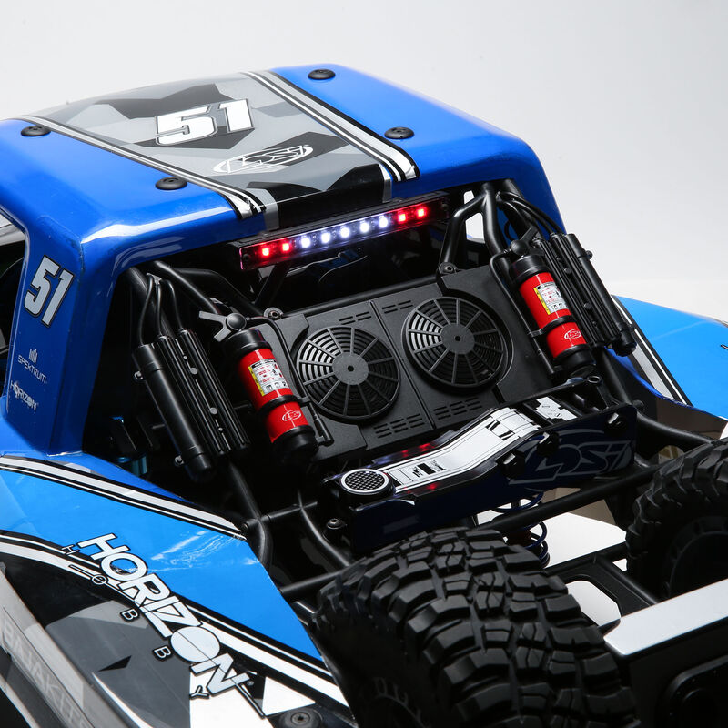 Losi 1:6 Super Baja Rey King Shocks 8S 4X4 RTR Brushless Desert Truck, Yellow