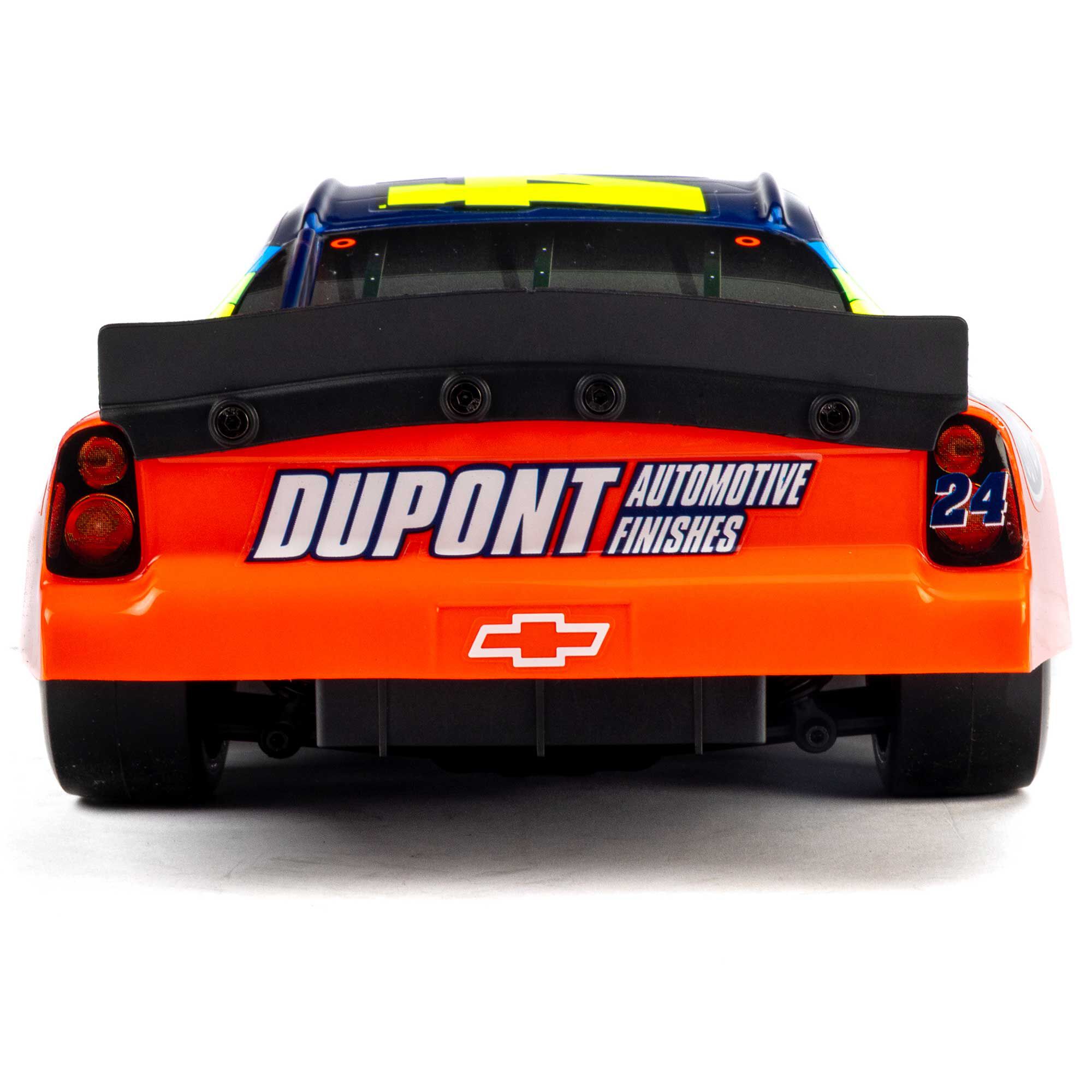 Losi 1/12 NASCAR RC Race Car Jeff Gordon No. 24 Dupont Chevrolet Monte Carlo 2S AWD RTR Brushed On-Road (Battery & Charger Included), Blue
