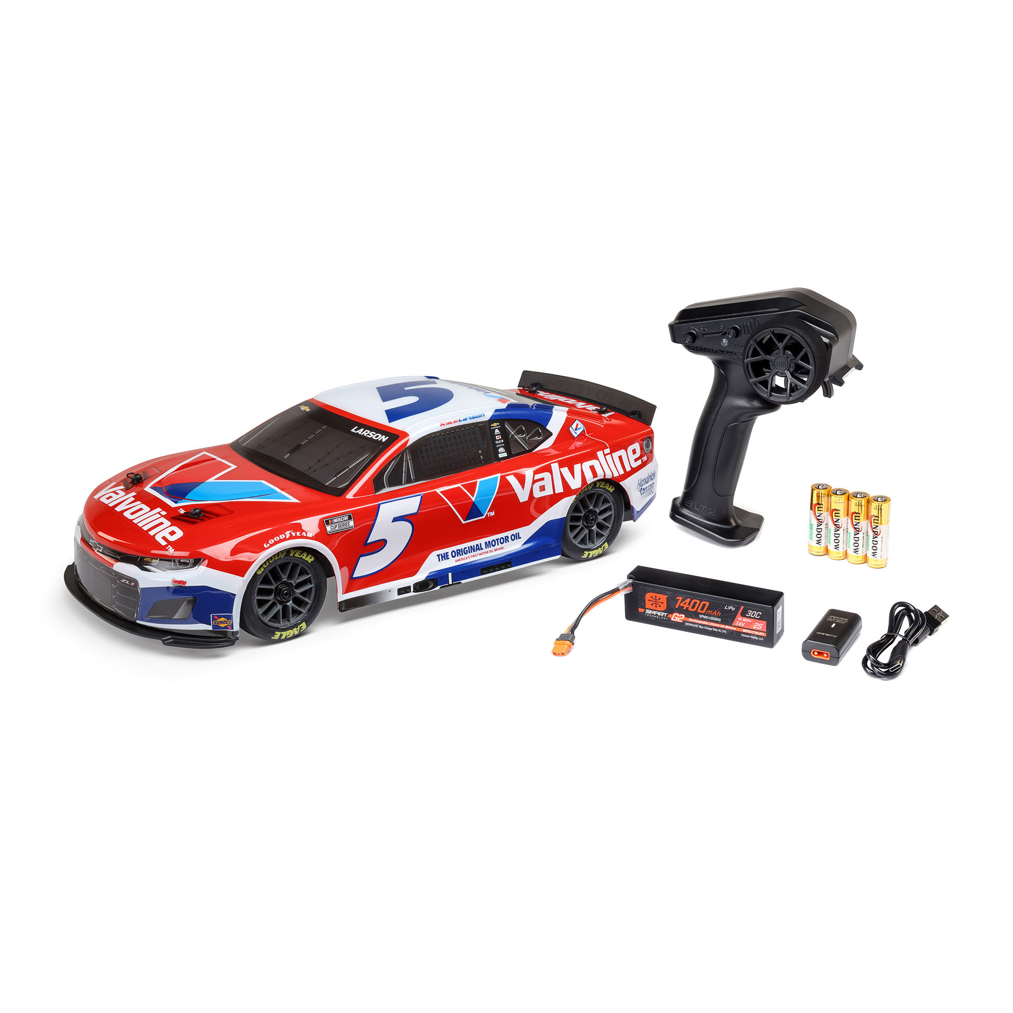 1/12 NASCAR RC Race Car Kyle Larson No. 5 Valvoline 2025 Chevrolet