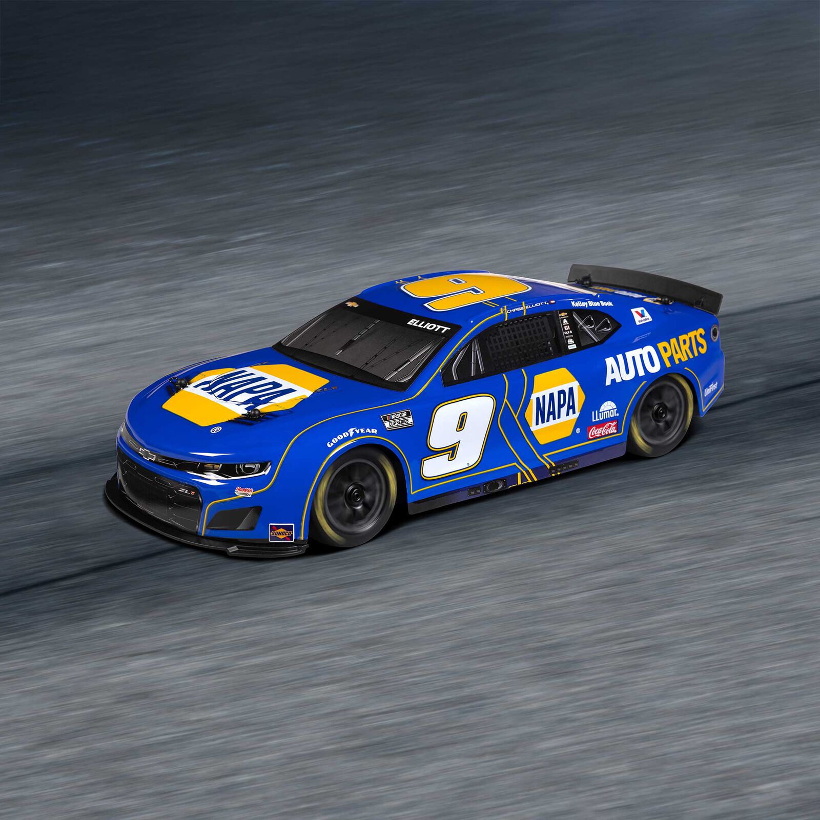 Losi 1:12 NASCAR RC Race Car Kyle Larson No.5 Valvoline 2025 Chevrolet Camaro ZL1 2S AWD RTR Brushed On-Road-LOS1122505