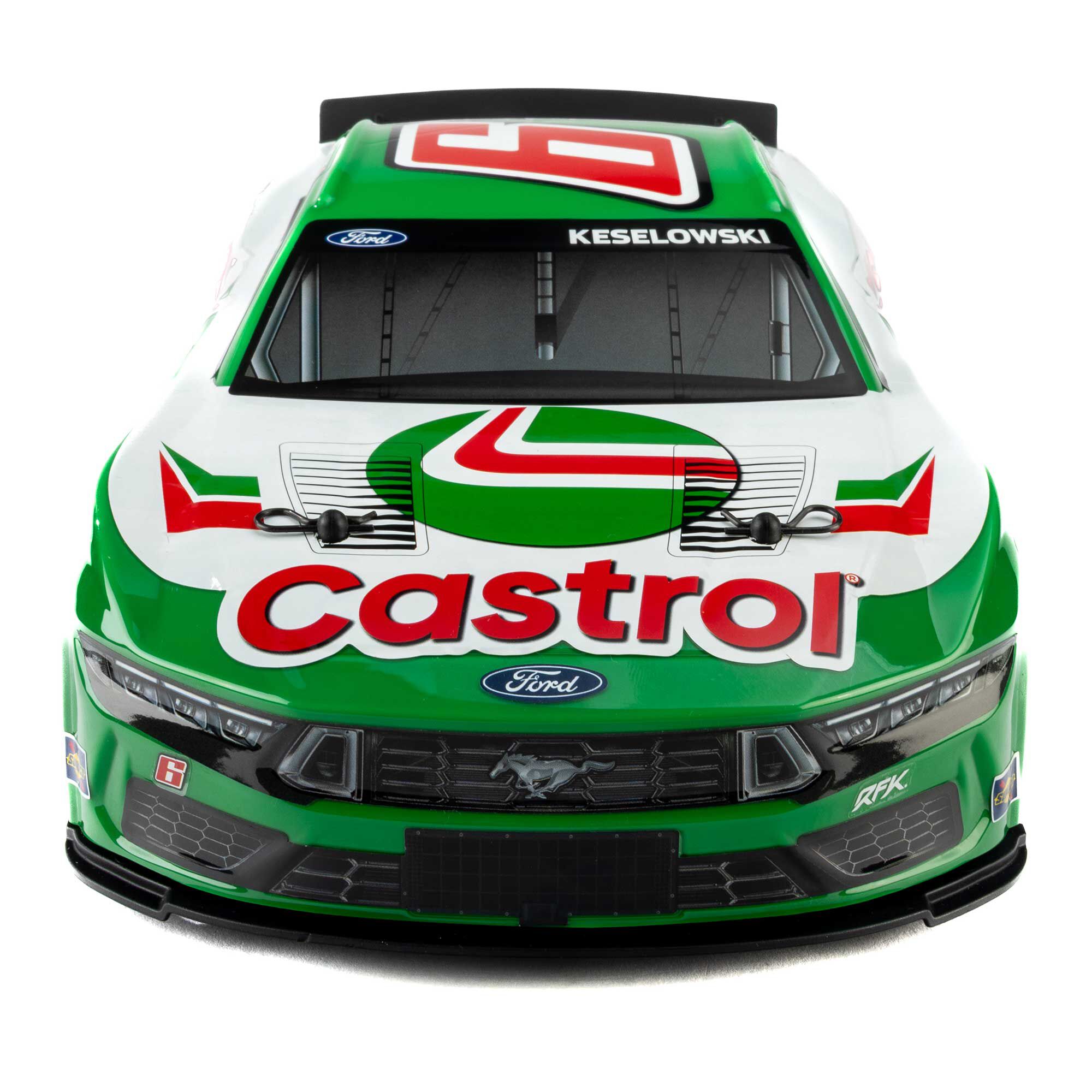 Losi 1:12 NASCAR RC Race Car Brad Keselowski No. 6 2026 Castrol Ford Mustang 2S AWD RTR Brushed On-Road-LOS1122606