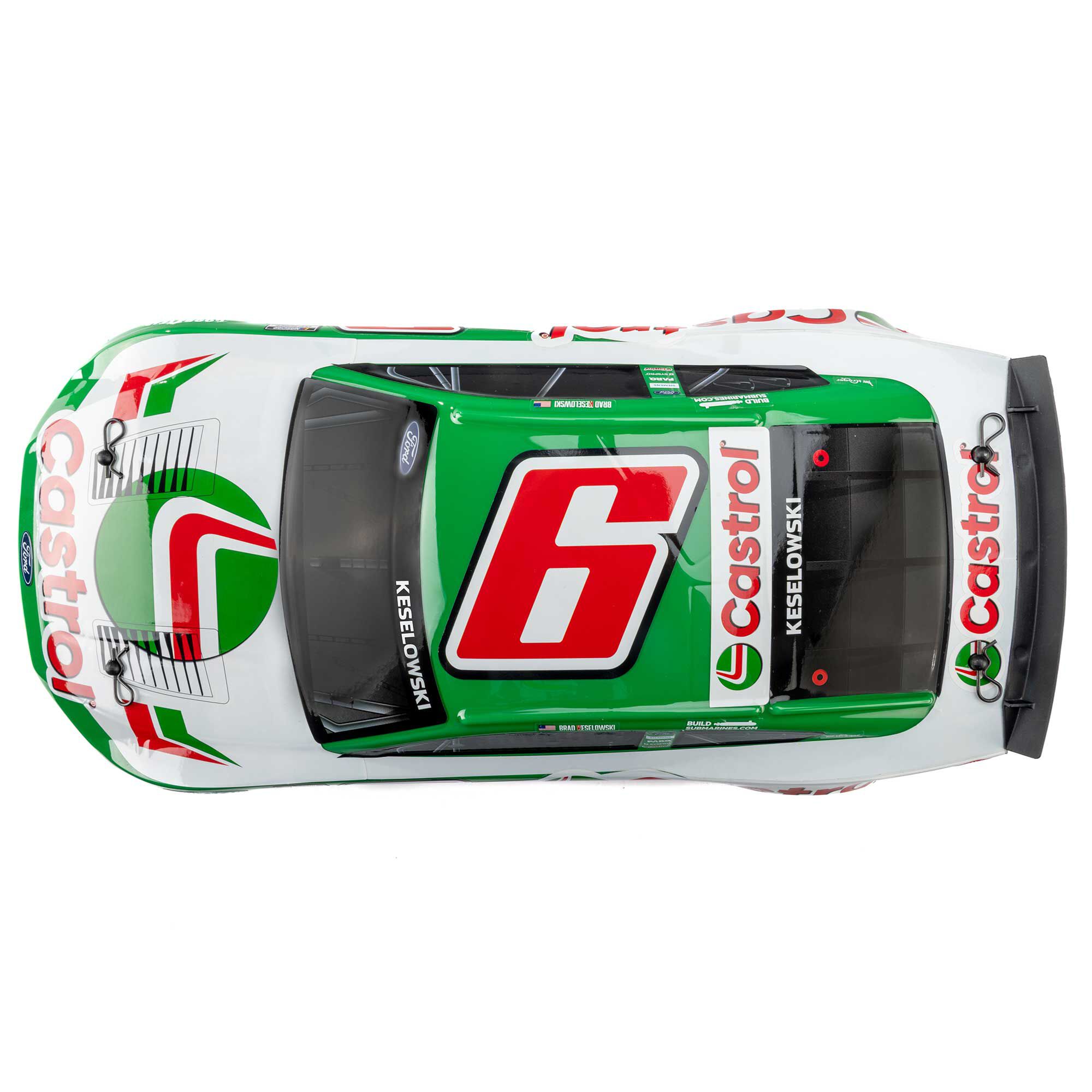 Losi 1:12 NASCAR RC Race Car Brad Keselowski No. 6 2026 Castrol Ford Mustang 2S AWD RTR Brushed On-Road-LOS1122606