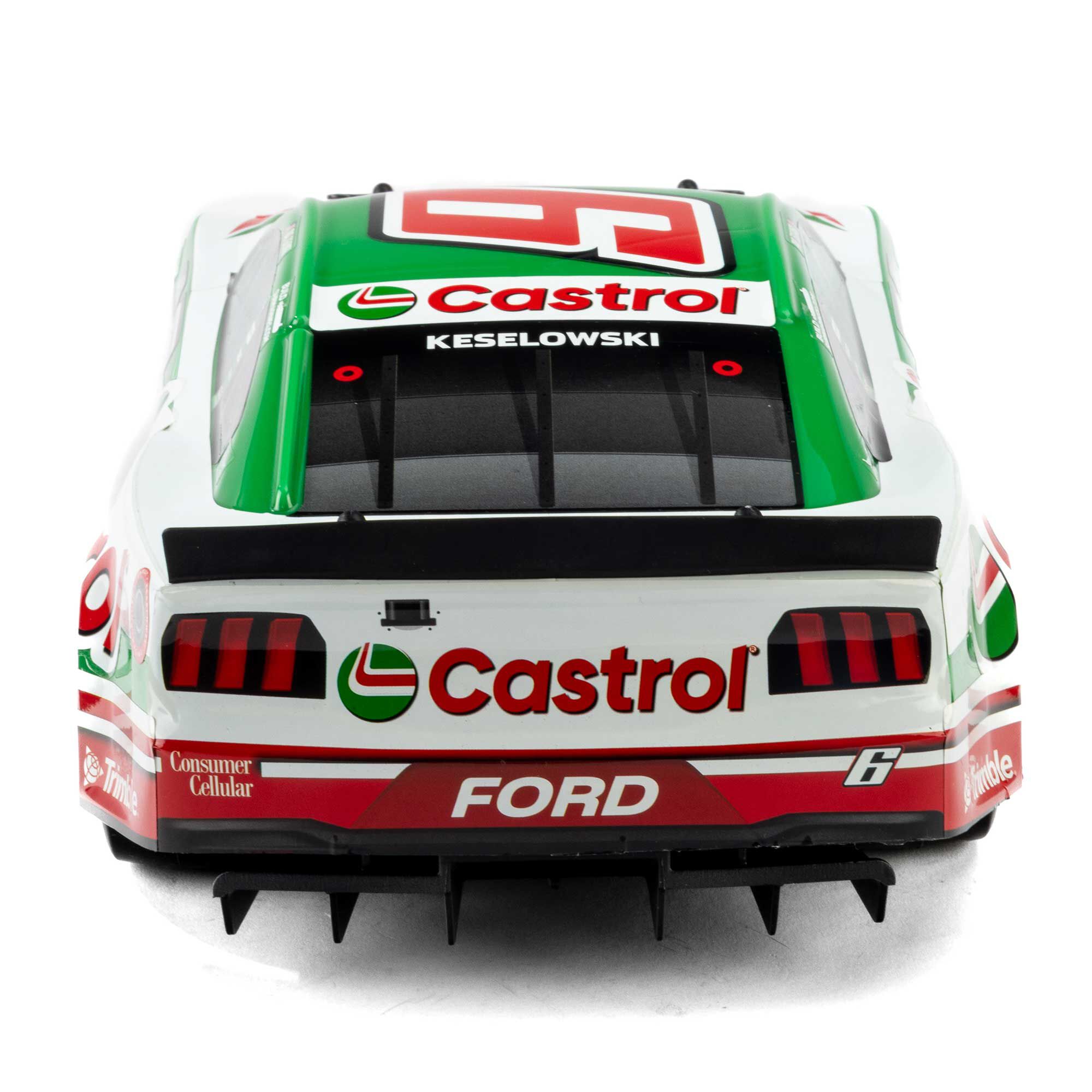 Losi 1:12 NASCAR RC Race Car Brad Keselowski No. 6 2026 Castrol Ford Mustang 2S AWD RTR Brushed On-Road-LOS1122606
