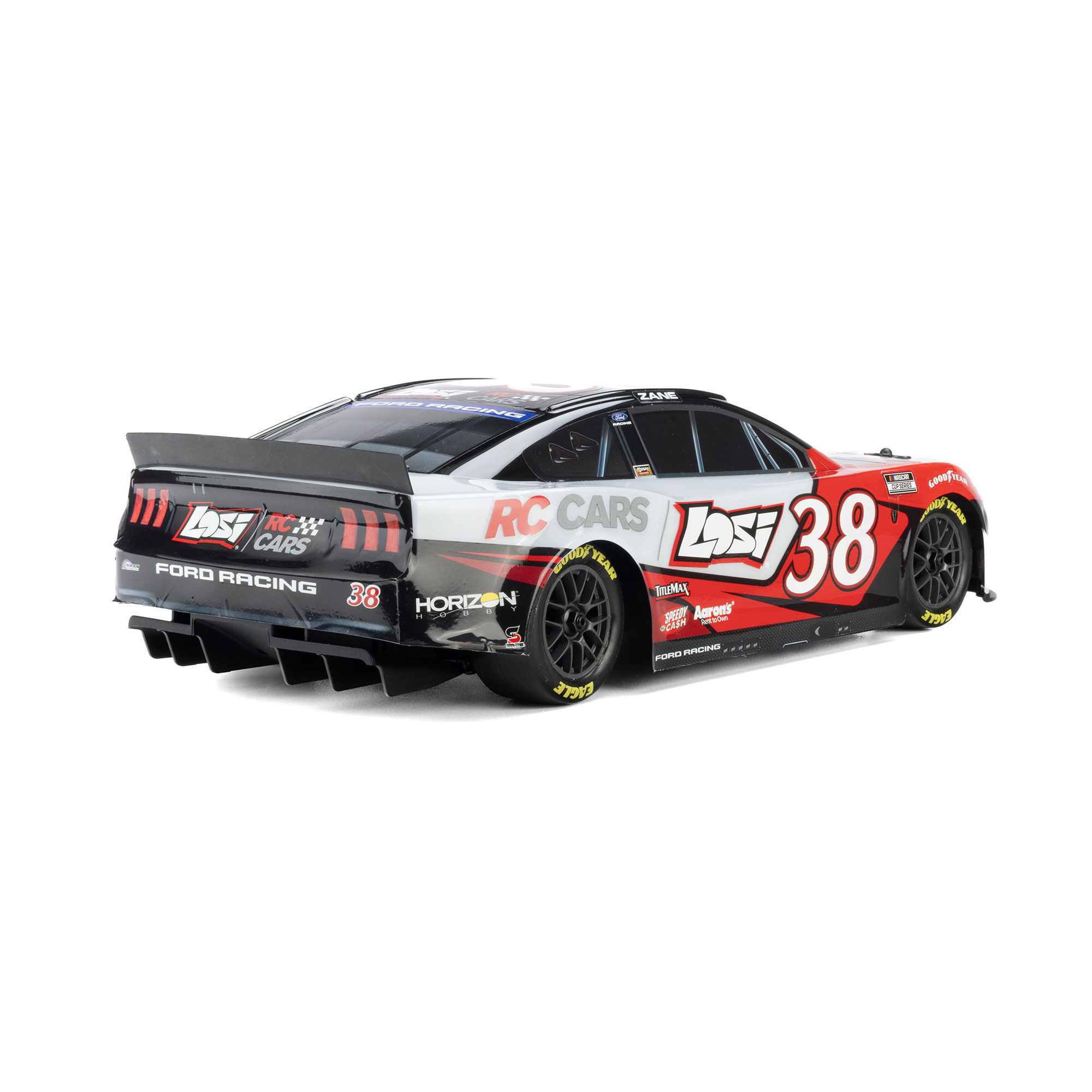 Losi 1:12 NASCAR RC Race Car Zane Smith No. 38 2026 Losi Ford Mustang 2S AWD RTR Brushed On-Road (Battery & Charger Included)
