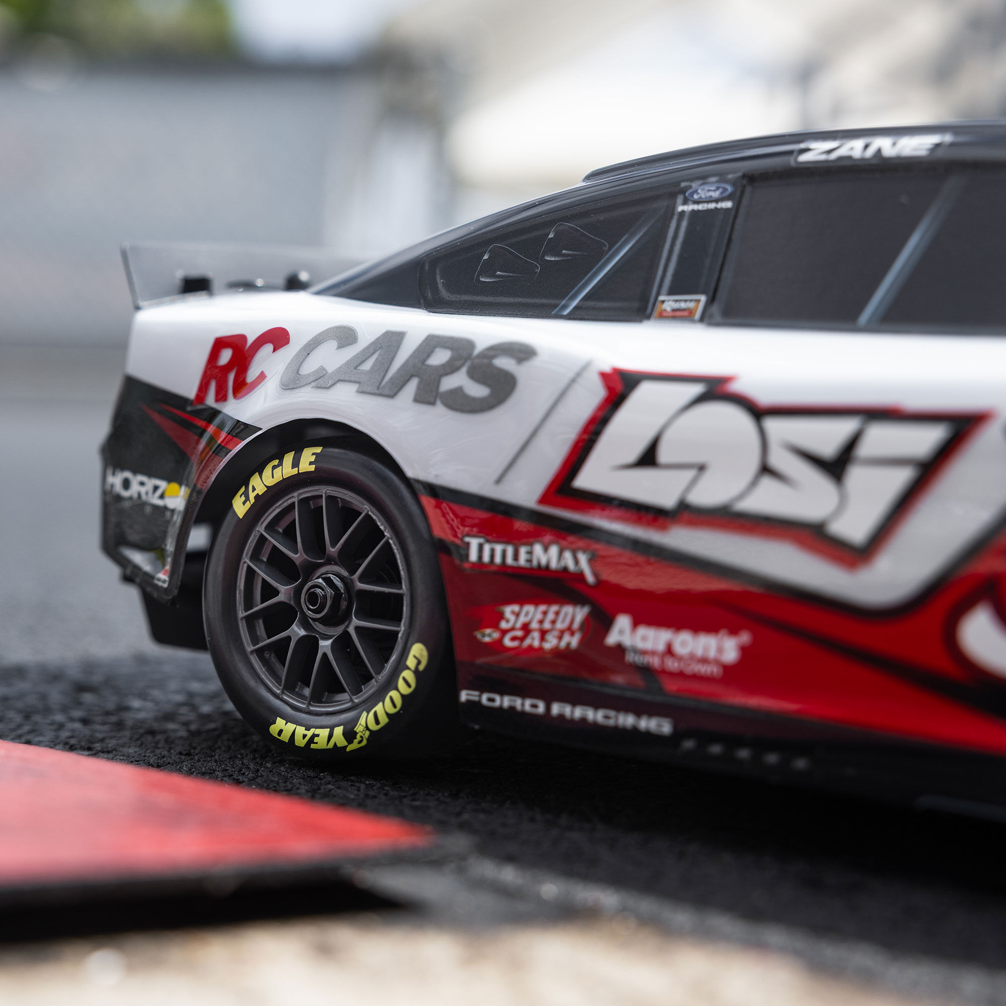 Losi 1:12 NASCAR RC Race Car Zane Smith No. 38 2026 Losi Ford Mustang 2S AWD RTR Brushed On-Road (Battery & Charger Included)