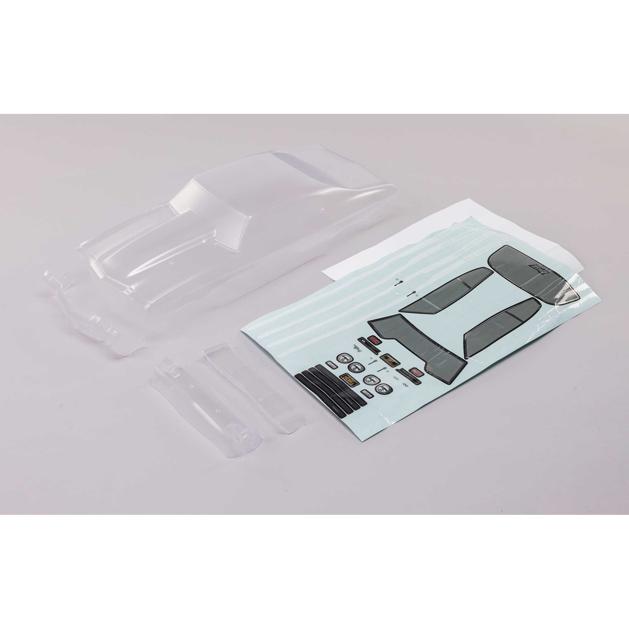 Losi Clear Body Set: 1970 Mini Drag-LOS210041