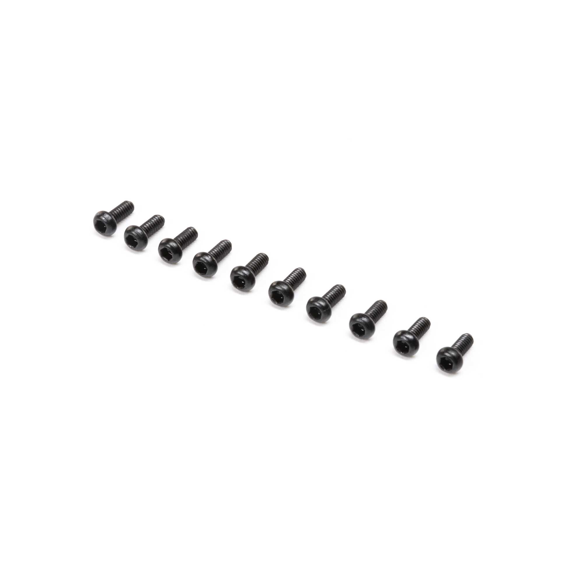 Losi Button Head Screws, M2x5mm (10)-LOS215004