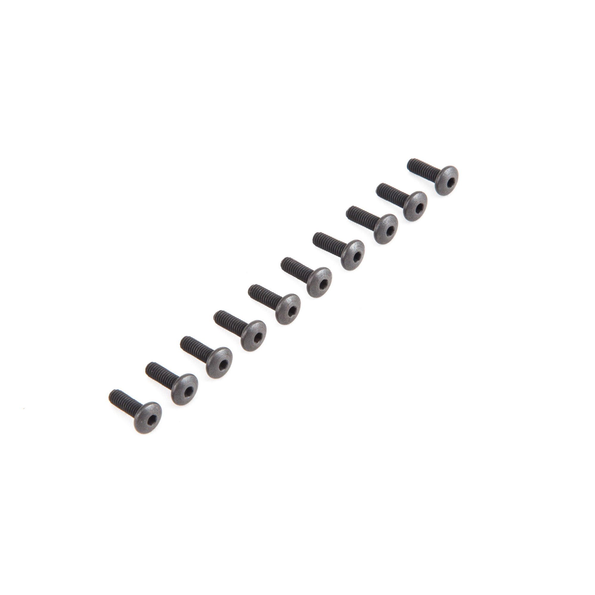 Losi Button Head Screws M4 x 12mm (10)-LOS235007