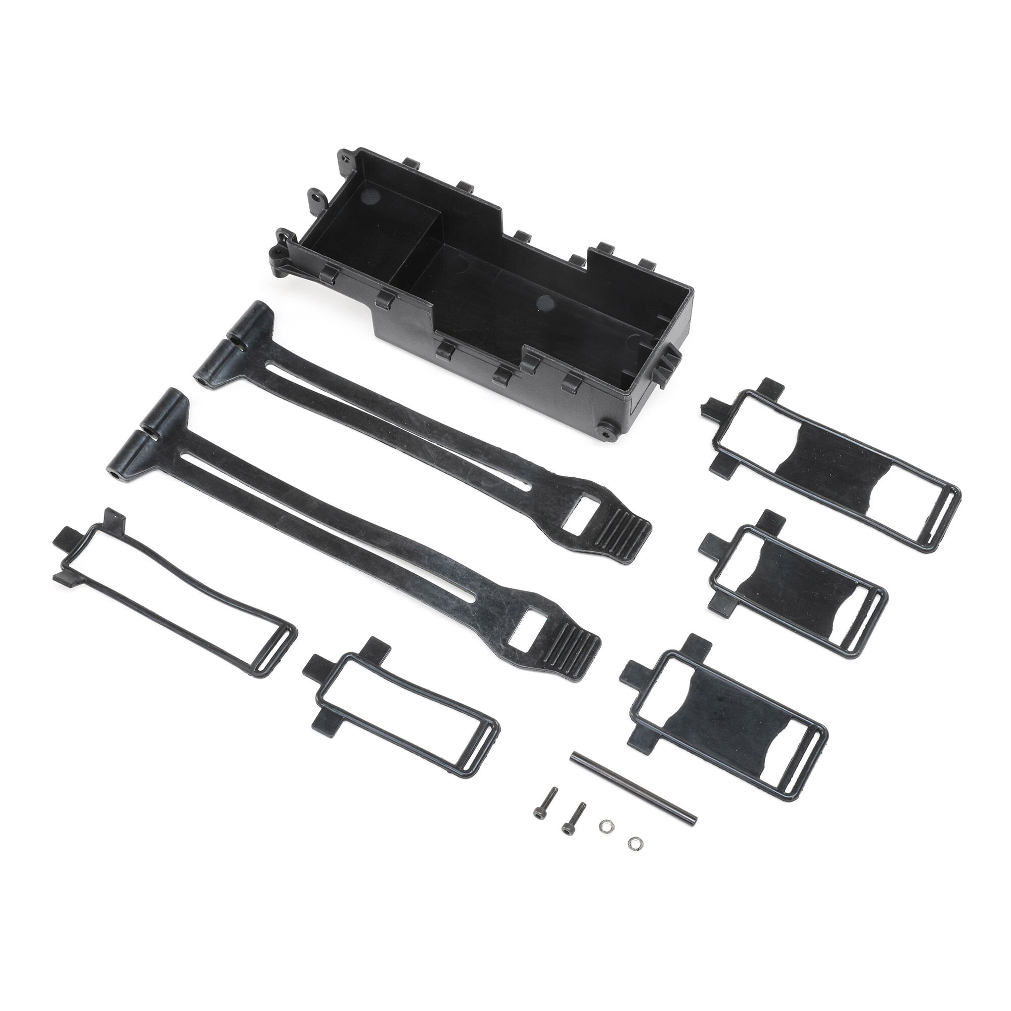 Losi Low CG Battery Tray & Straps: LMT Mega-LOS241065