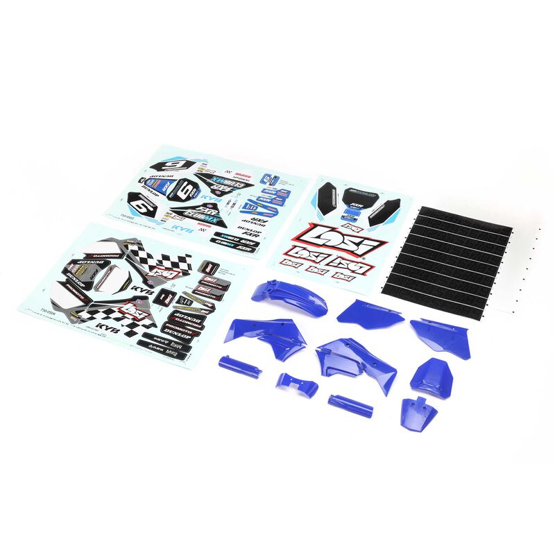Losi Plastics with Wraps: PM-MX/SM-LOS260000/LOS260001/LOS260002