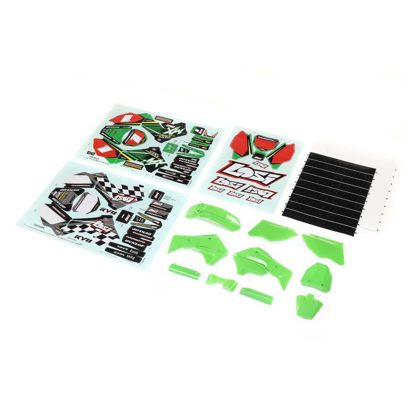 Losi Plastics with Wraps: PM-MX/SM-LOS260000/LOS260001/LOS260002