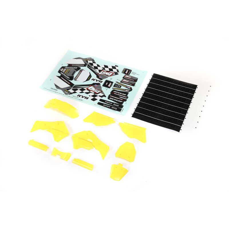 Losi Plastics with Wraps: PM-MX/SM