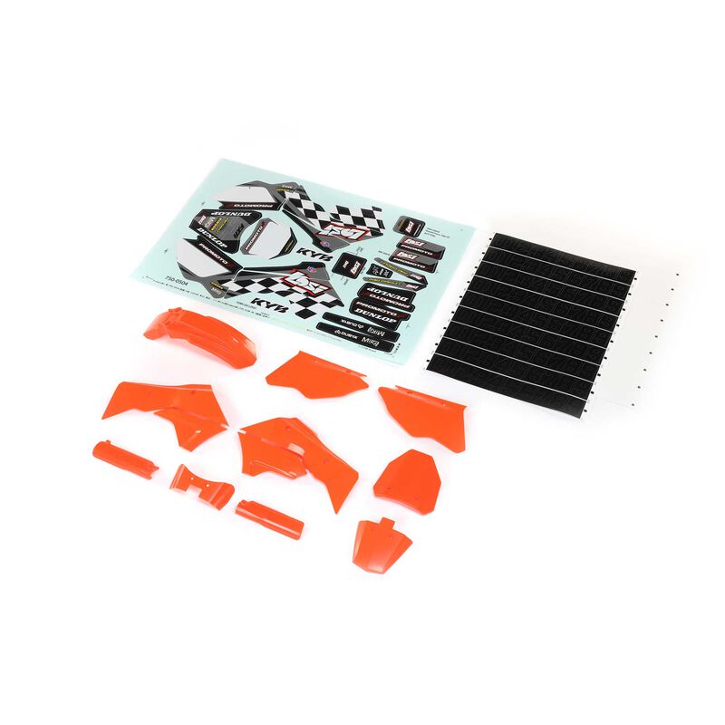 Losi Plastics with Wraps: PM-MX/SM