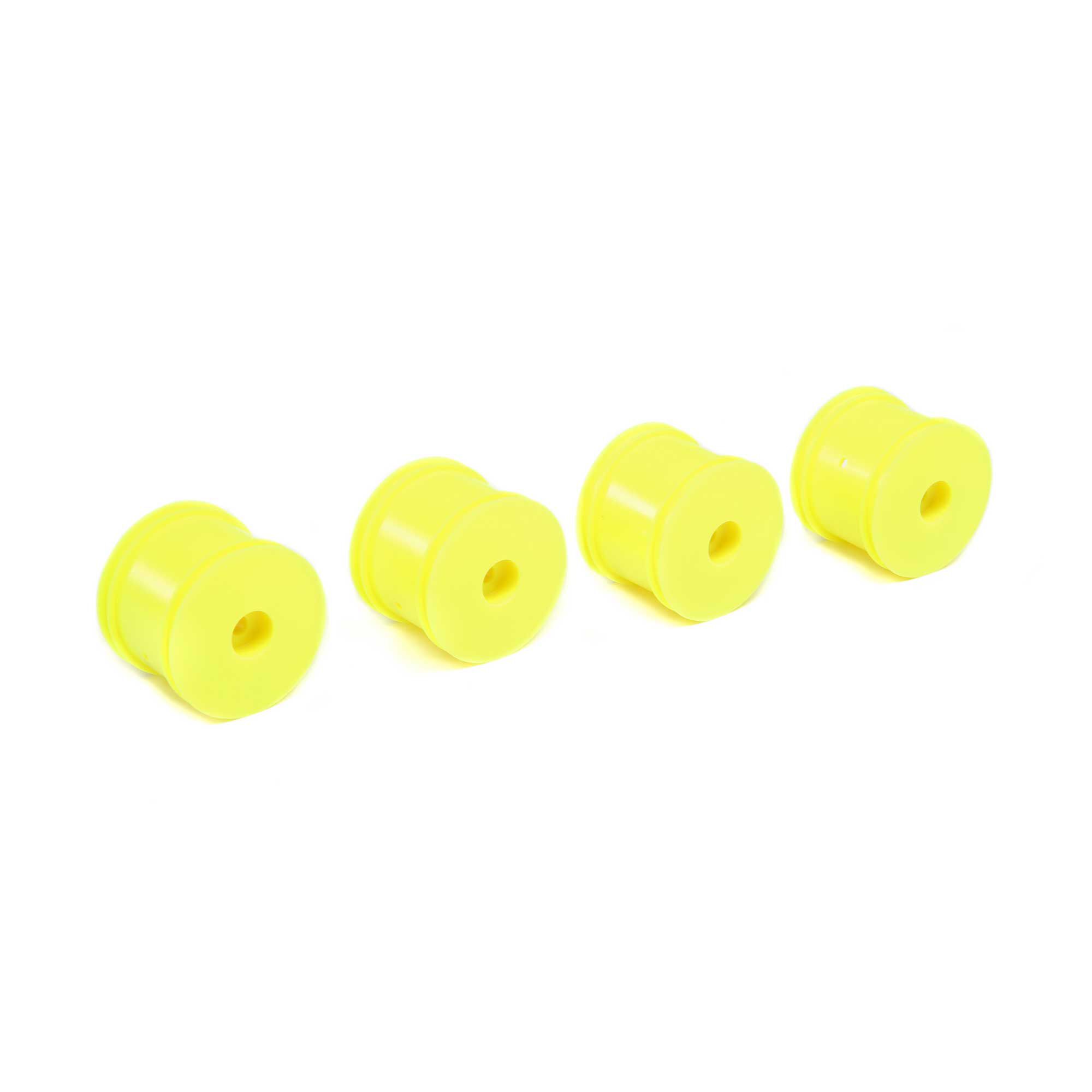 Losi FR/RR Wheel, Yellow (4): Mini-T 2.0-LOS41011