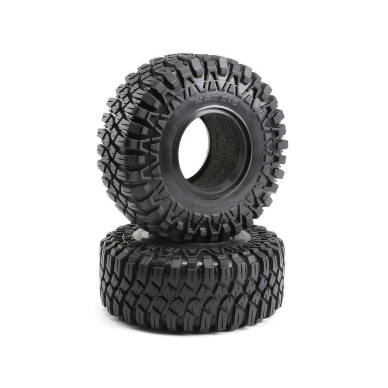 Losi 1/6 Maxxis Creepy Crawler LT Front/Rear 3.6 Tire with Inserts (2): Super Rock Rey-LOS45030